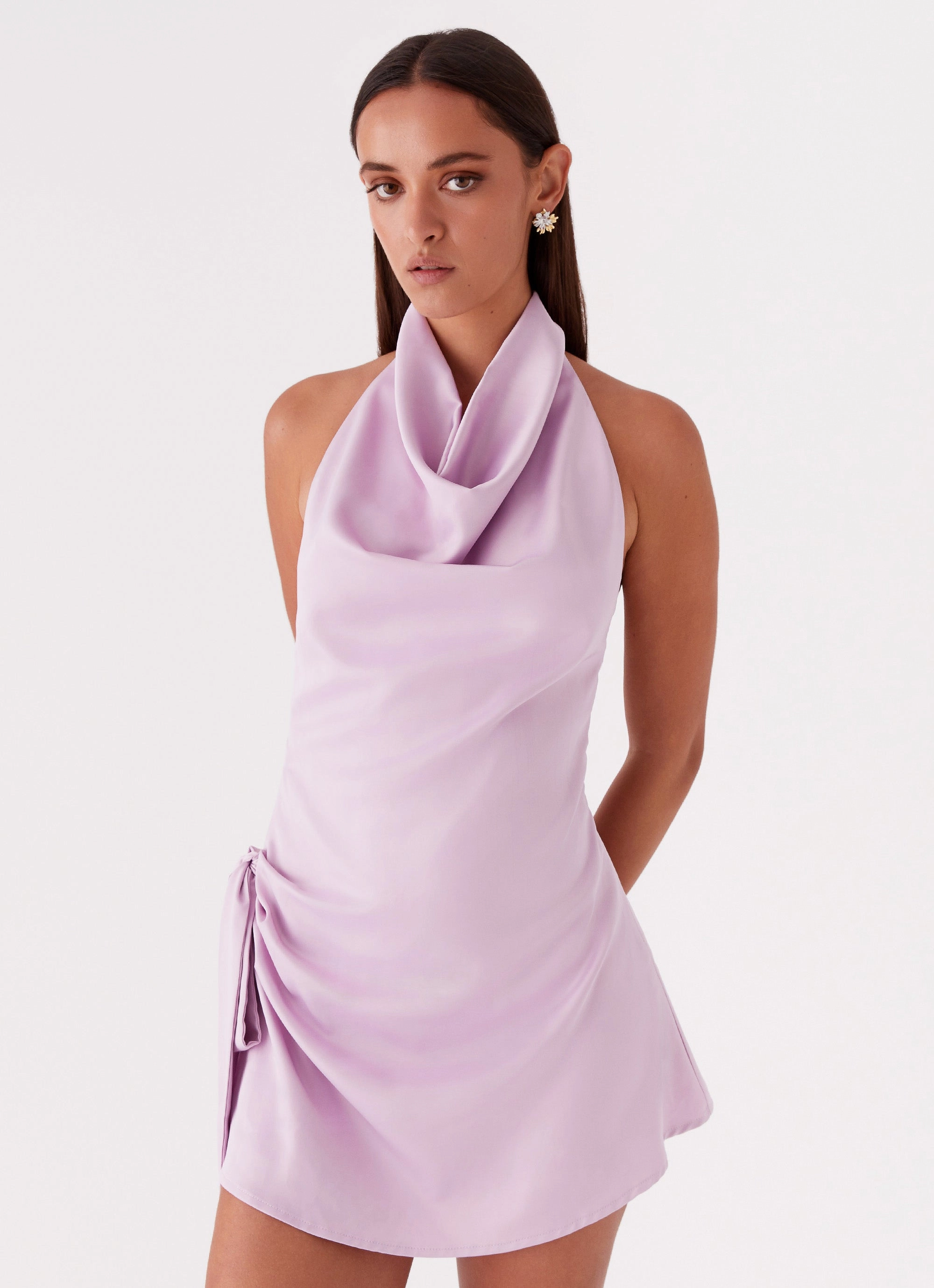 Something About You Mini Dress - Lilac Dressy Glow Pure Stitch