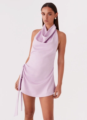 LowProfileZipper Cool Touch Something About You Mini Dress - Lilac