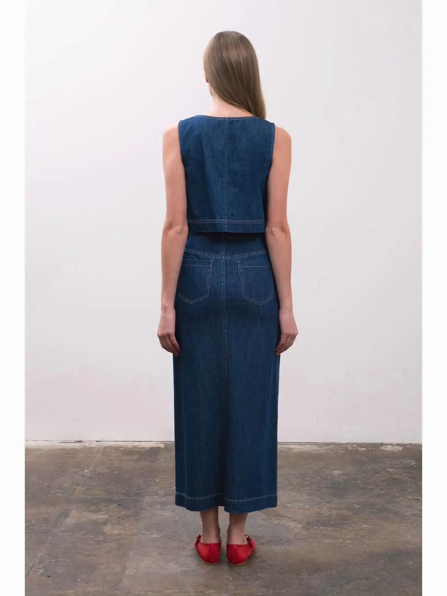 Denim Crop Top AllDayComfortFit