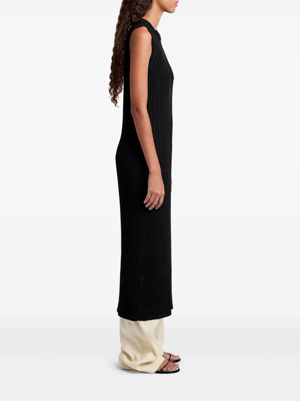 Leighton Knit Dress in Black PortableOption FlexibleLayeredConstruction