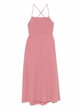 Lori Dress in Red Gingham Contemporary Wear