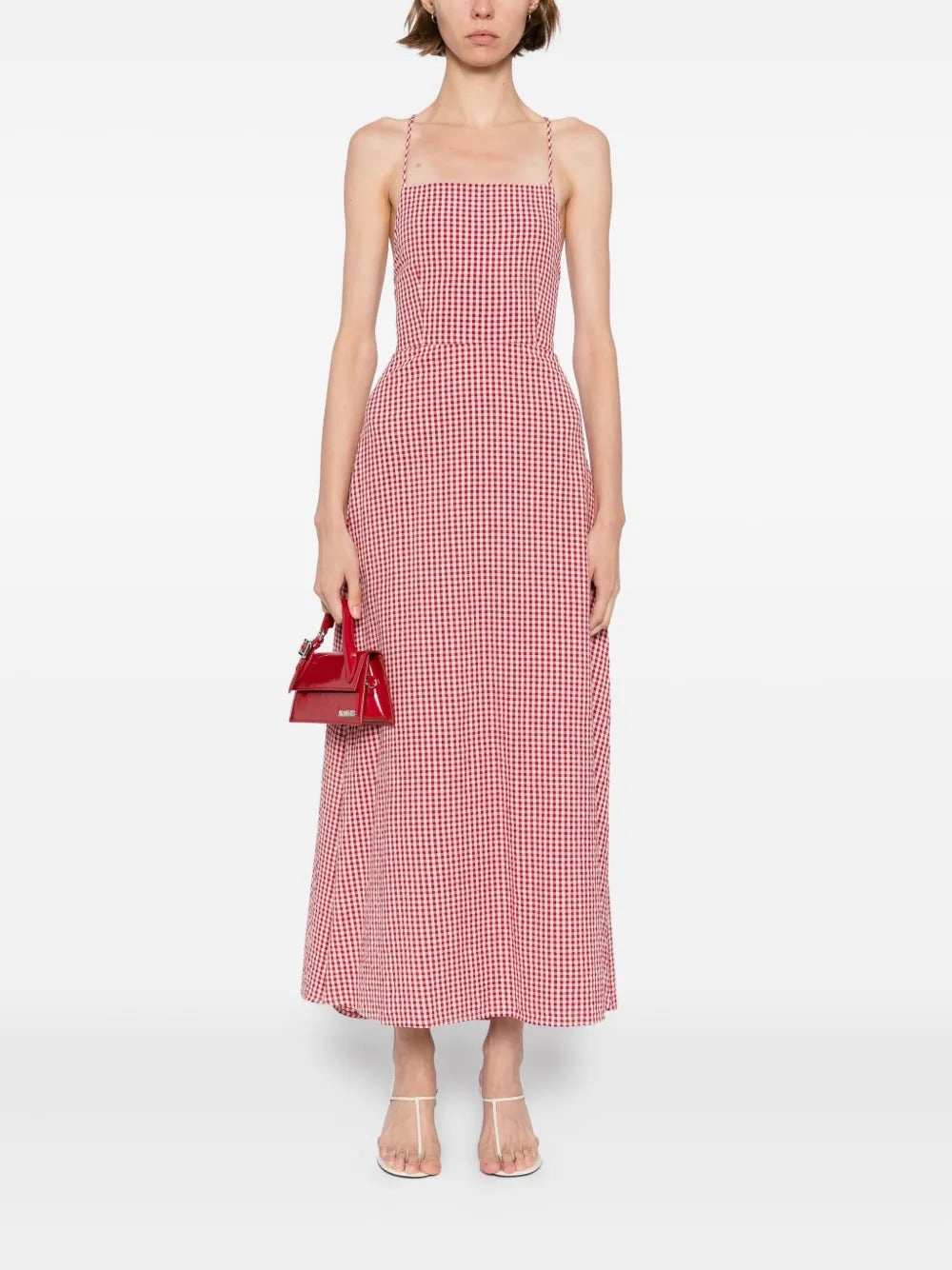 Lori Dress in Red Gingham Timeless Wear Comfortable Touch