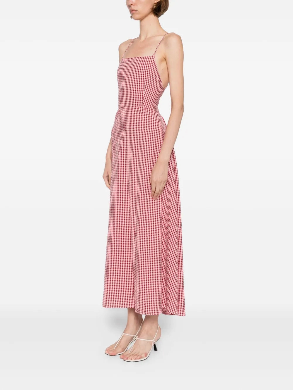 Office Fit relaxed elegance Lori Dress in Red Gingham