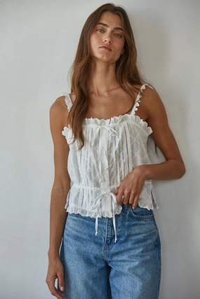 BreathableBack Salvador Eyelet Tank Top