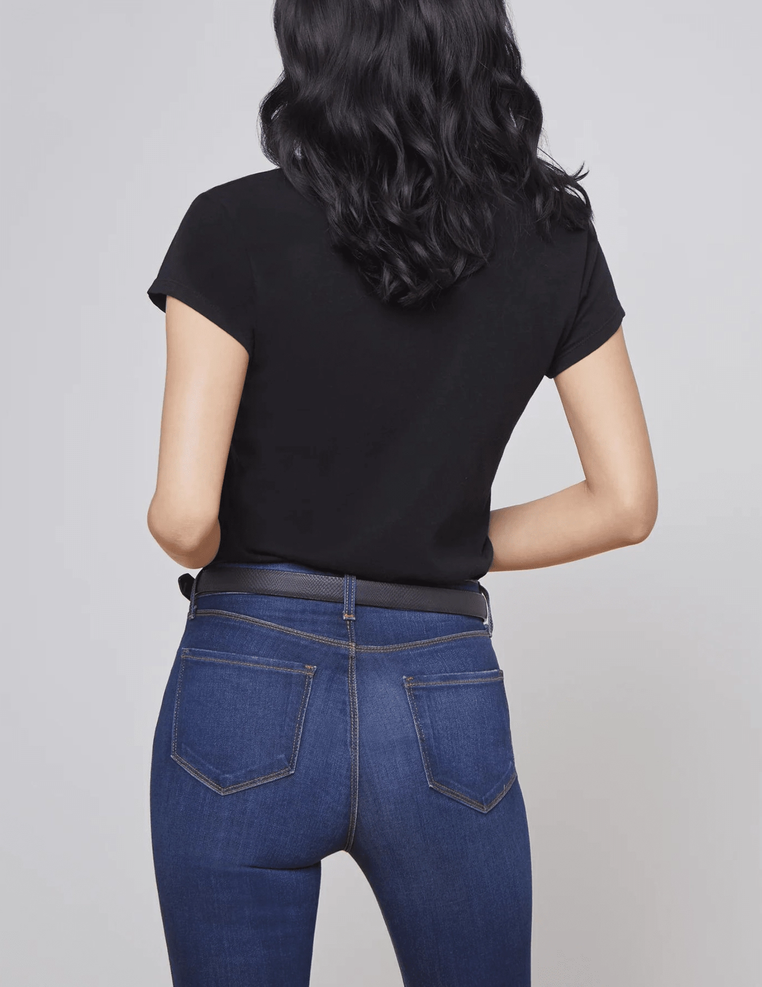 Bohemian style harmonious L'Agence Becca V-Neck Tee