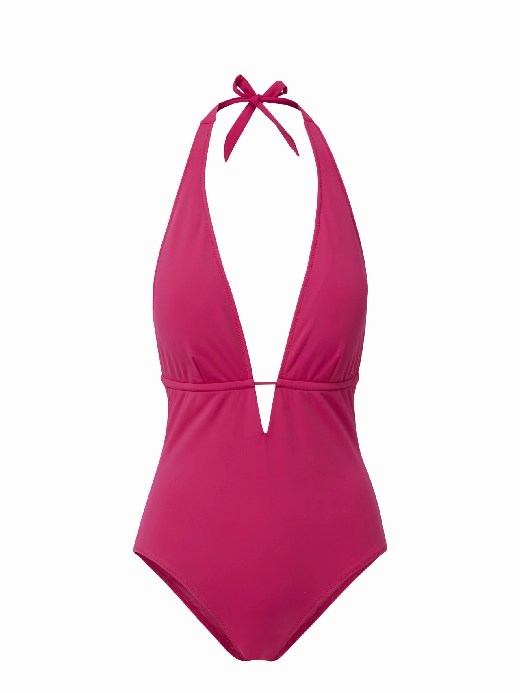 Elastic-Waist Mold Resistant Lining Elizabeth One Piece Fuchsia