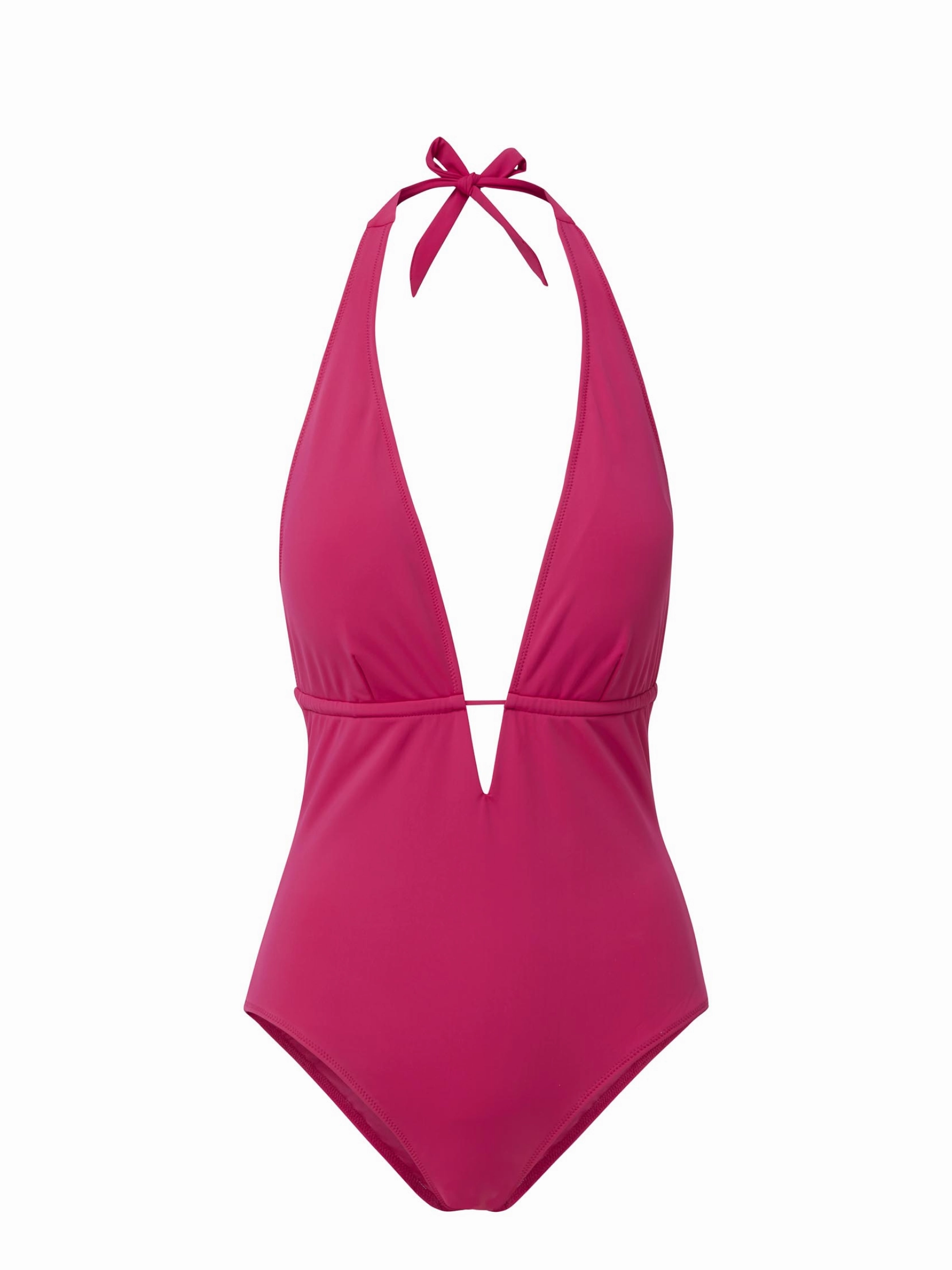 Elizabeth One Piece Fuchsia Abrasion Resistant Panels Beach Attire