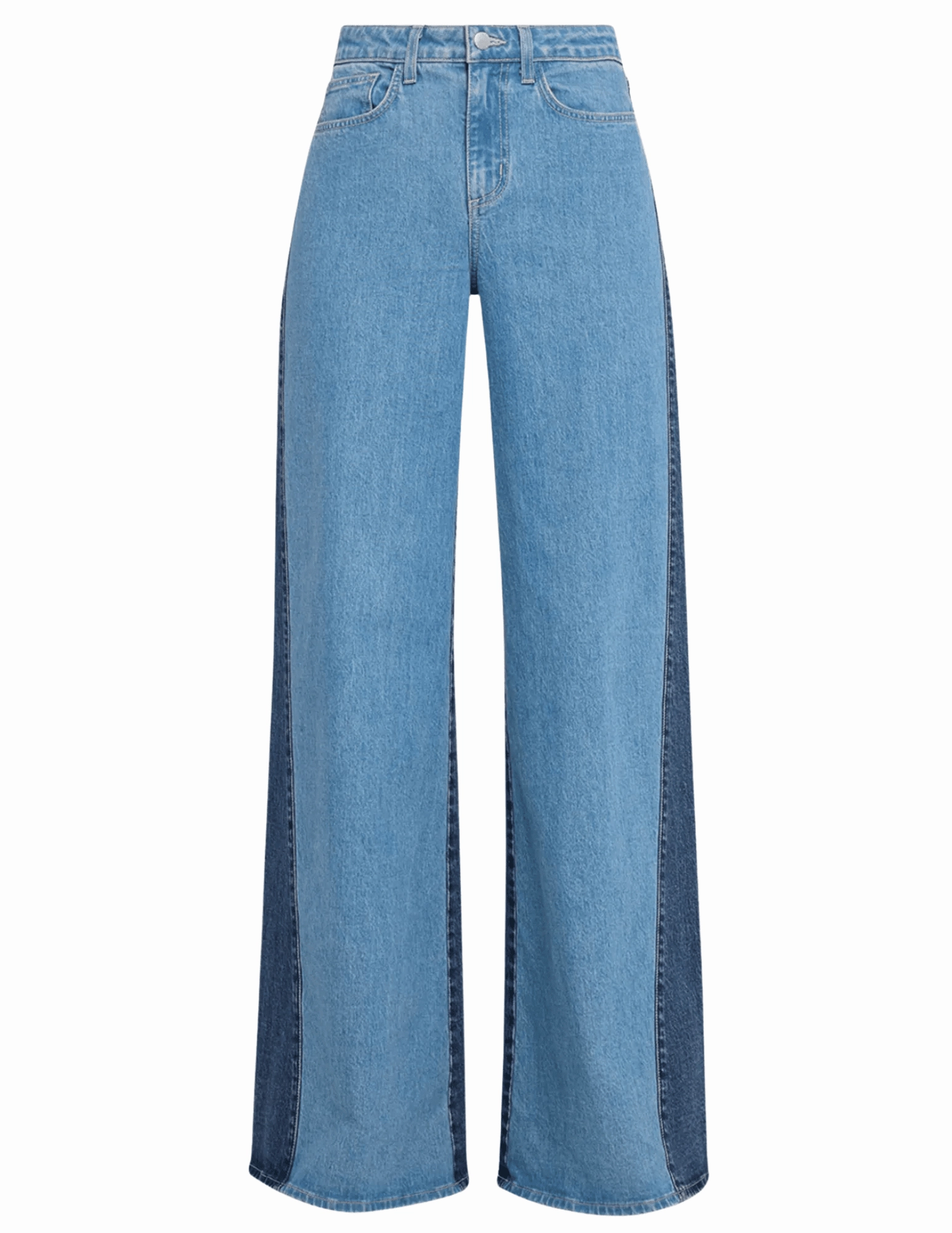 L??AGENCE Beau T-Seam Wide Leg Jeans in Paso Reinforced Seams