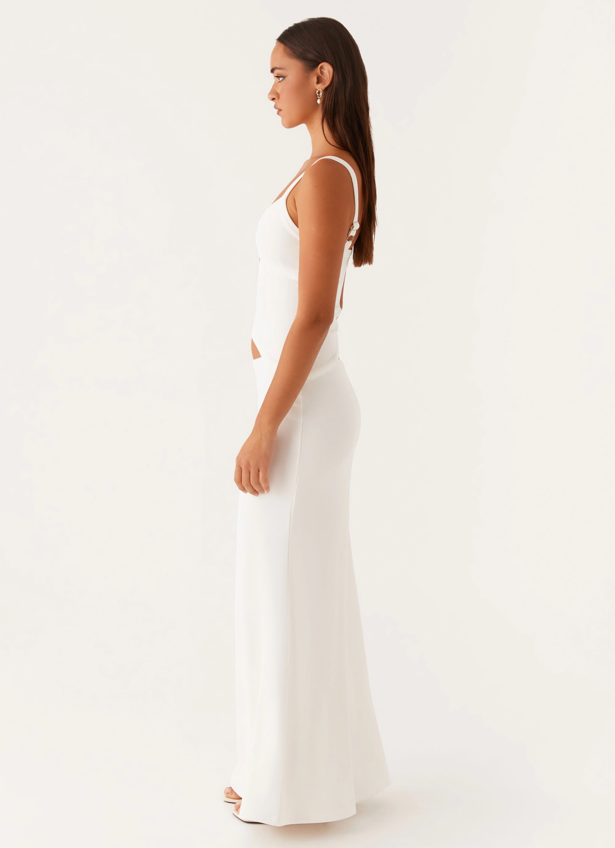 Olive Fresh Jocelyn Maxi Dress - White