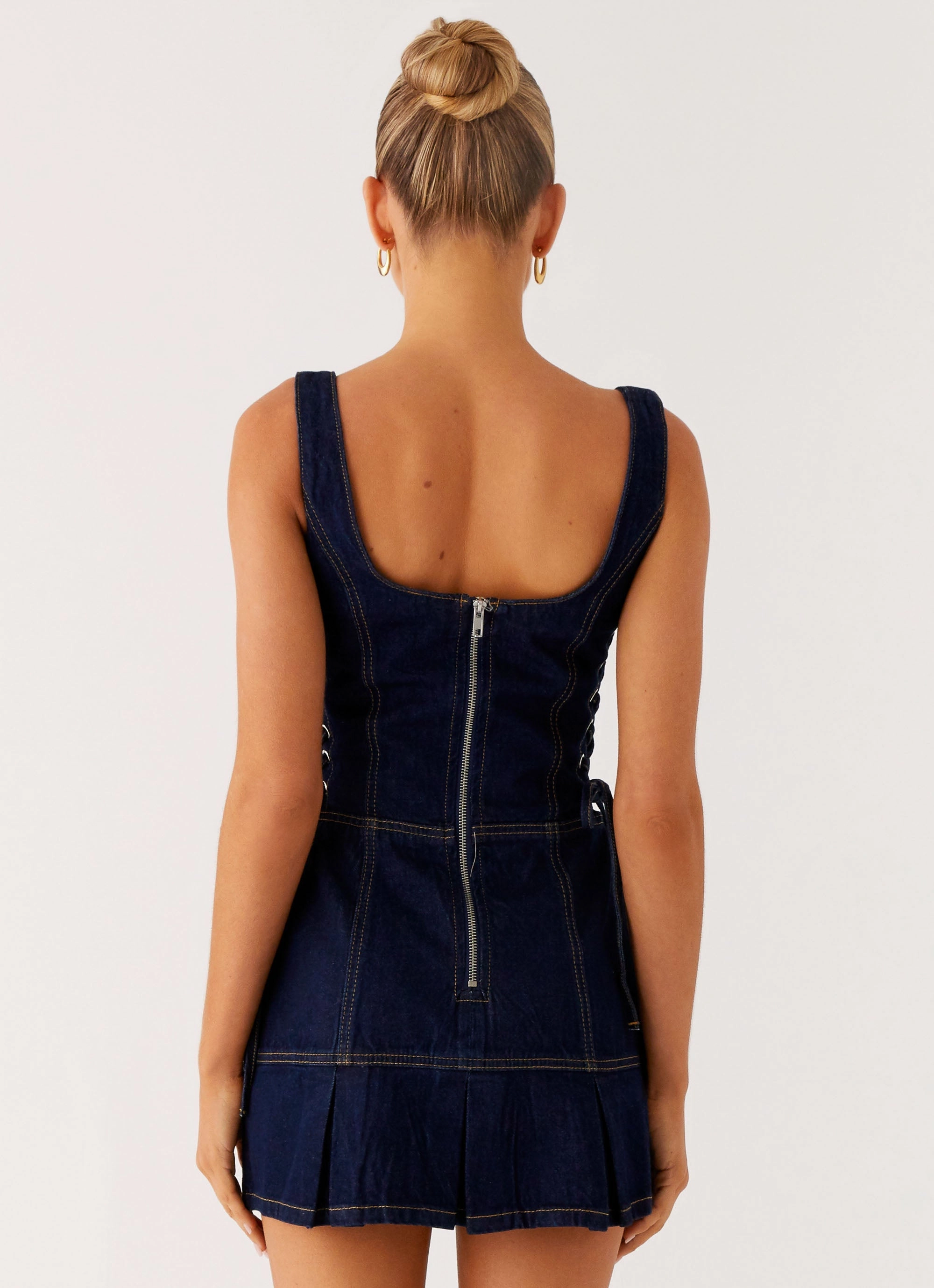 Preston Mini Dress - Indigo Classic Vibe