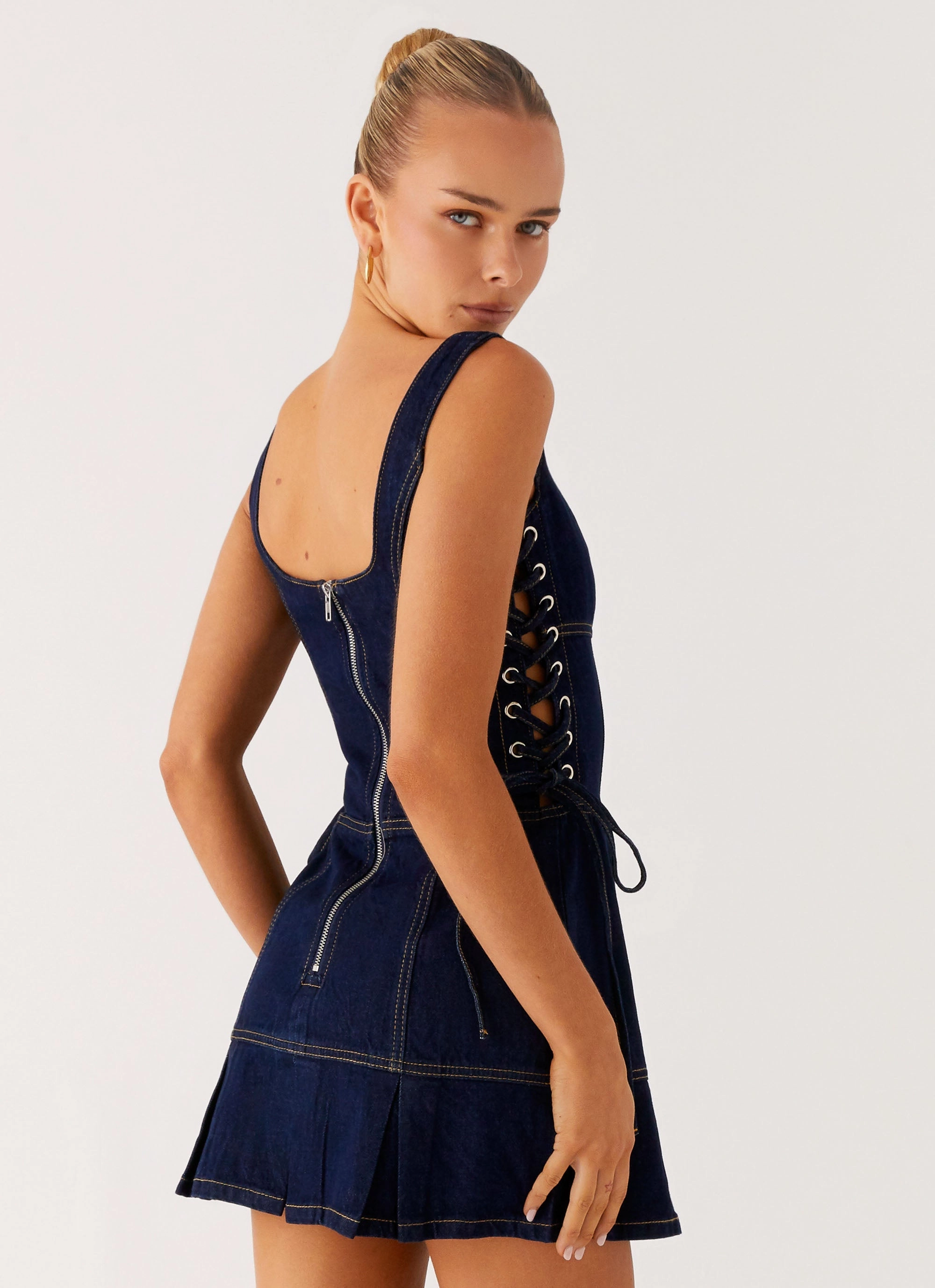 Knit Cool Preston Mini Dress - Indigo