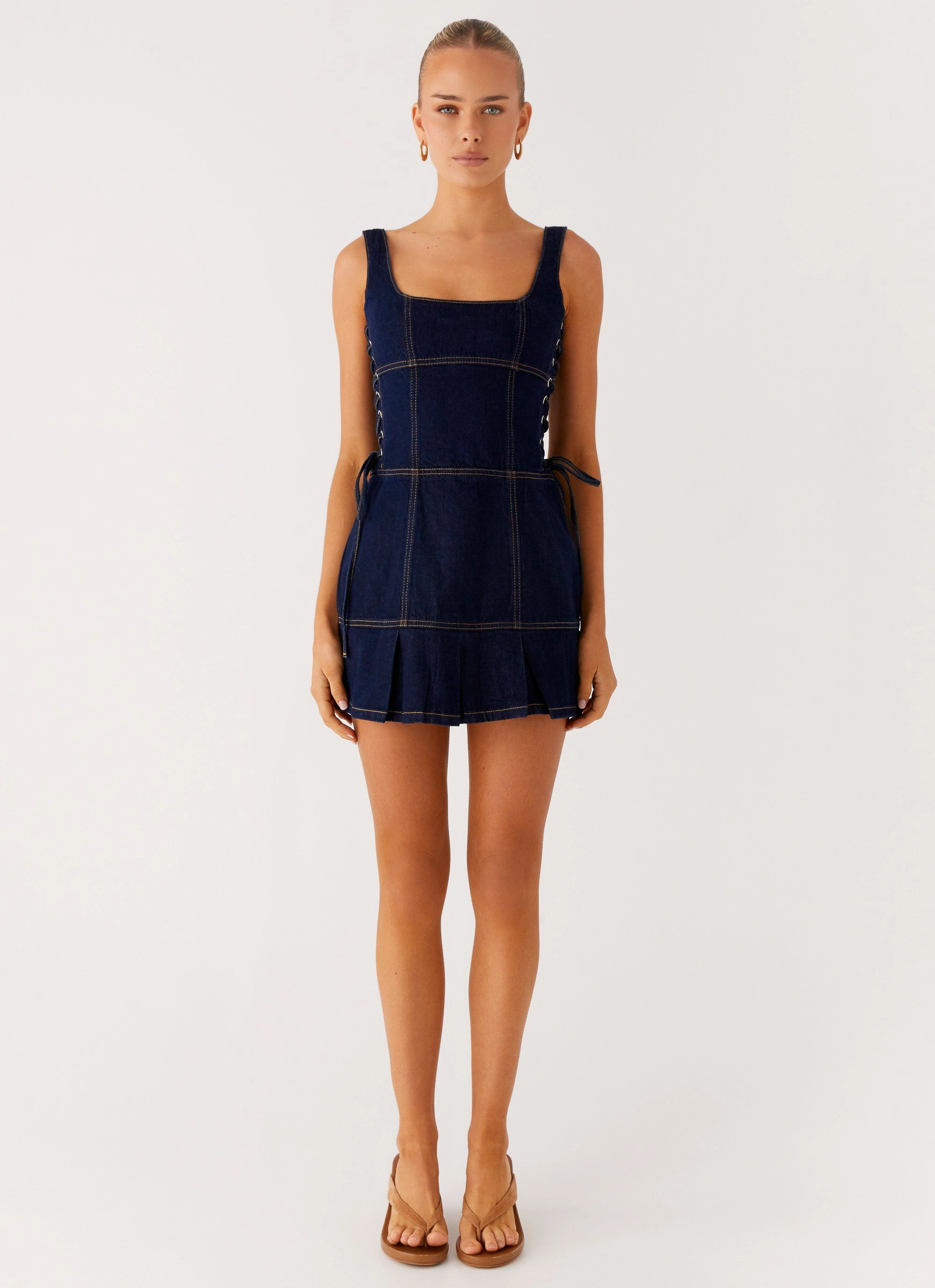 Preston Mini Dress - Indigo Smart Wear