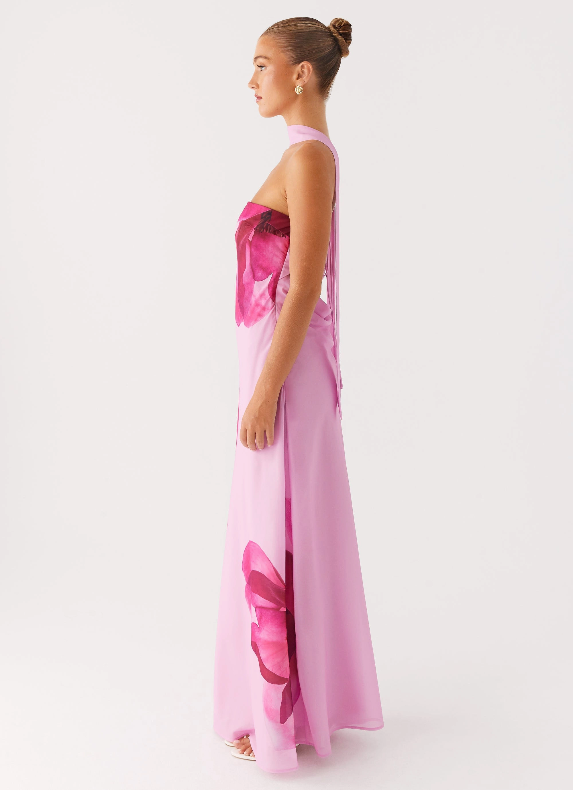 Prim Maxi Dress - Pastel Pink Chic Comfort Look