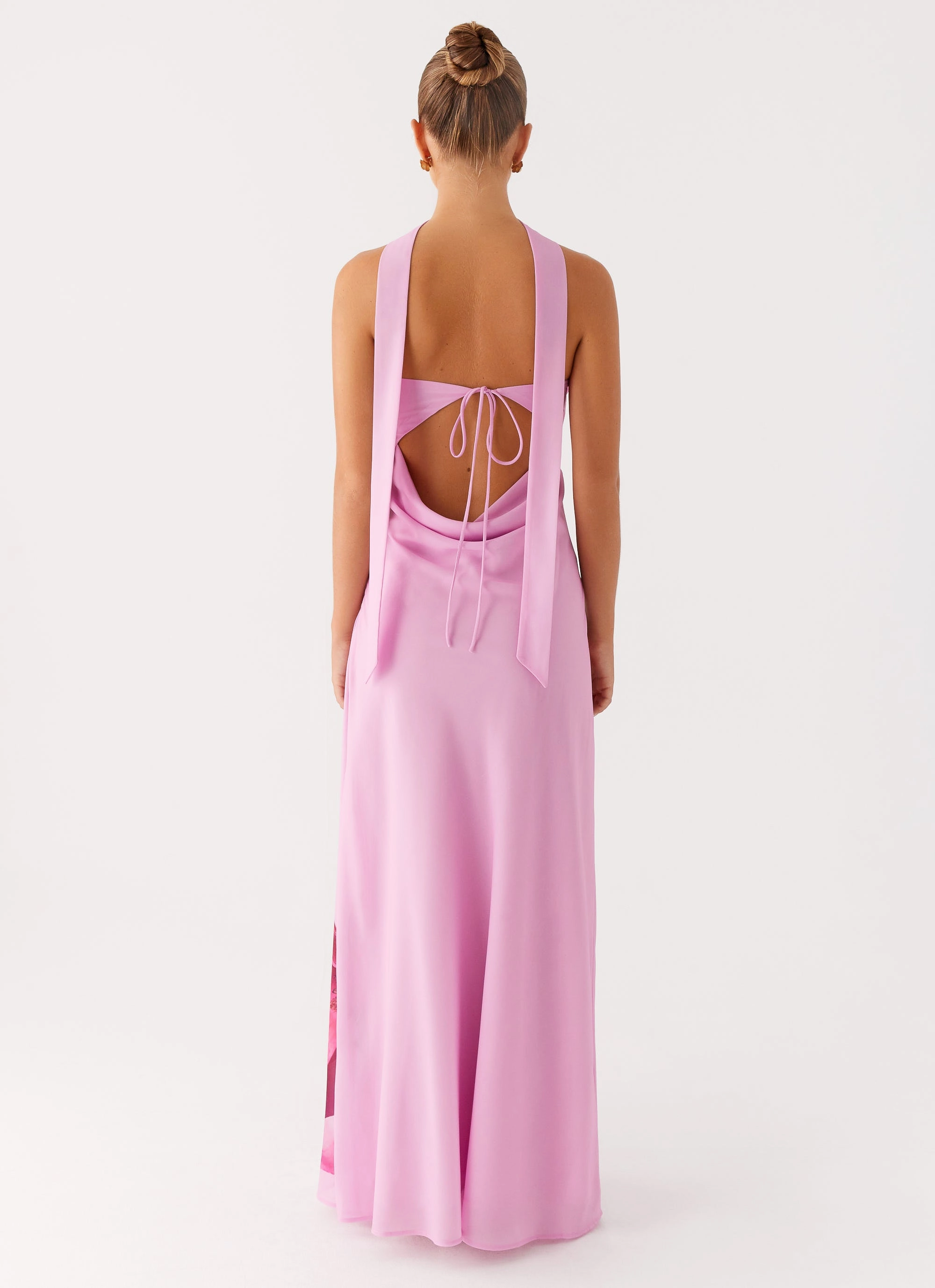 Compressible Prim Maxi Dress - Pastel Pink