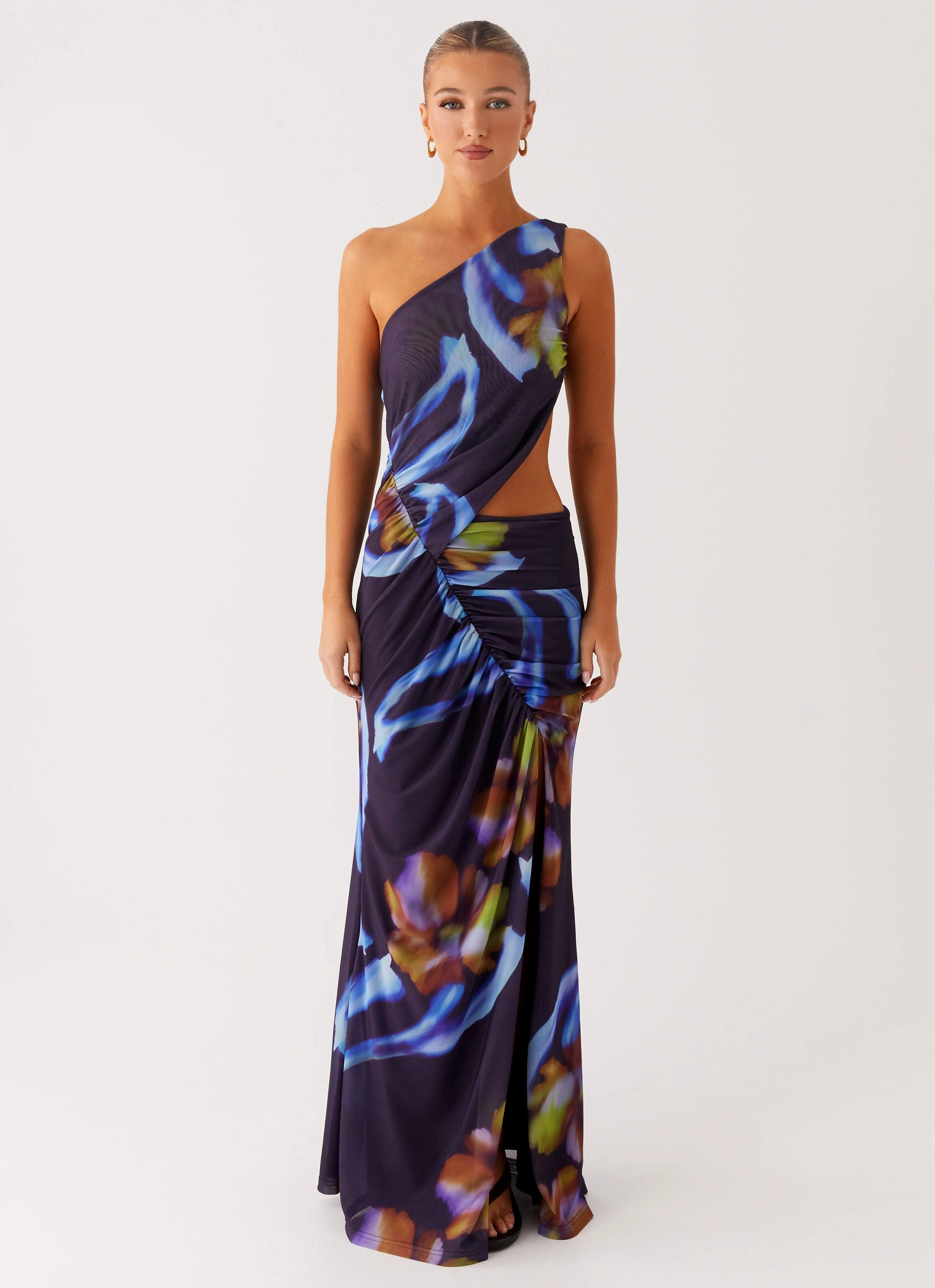 Zanzibar Maxi Dress - Dark Floral Effortless Comfort Smooth Wear