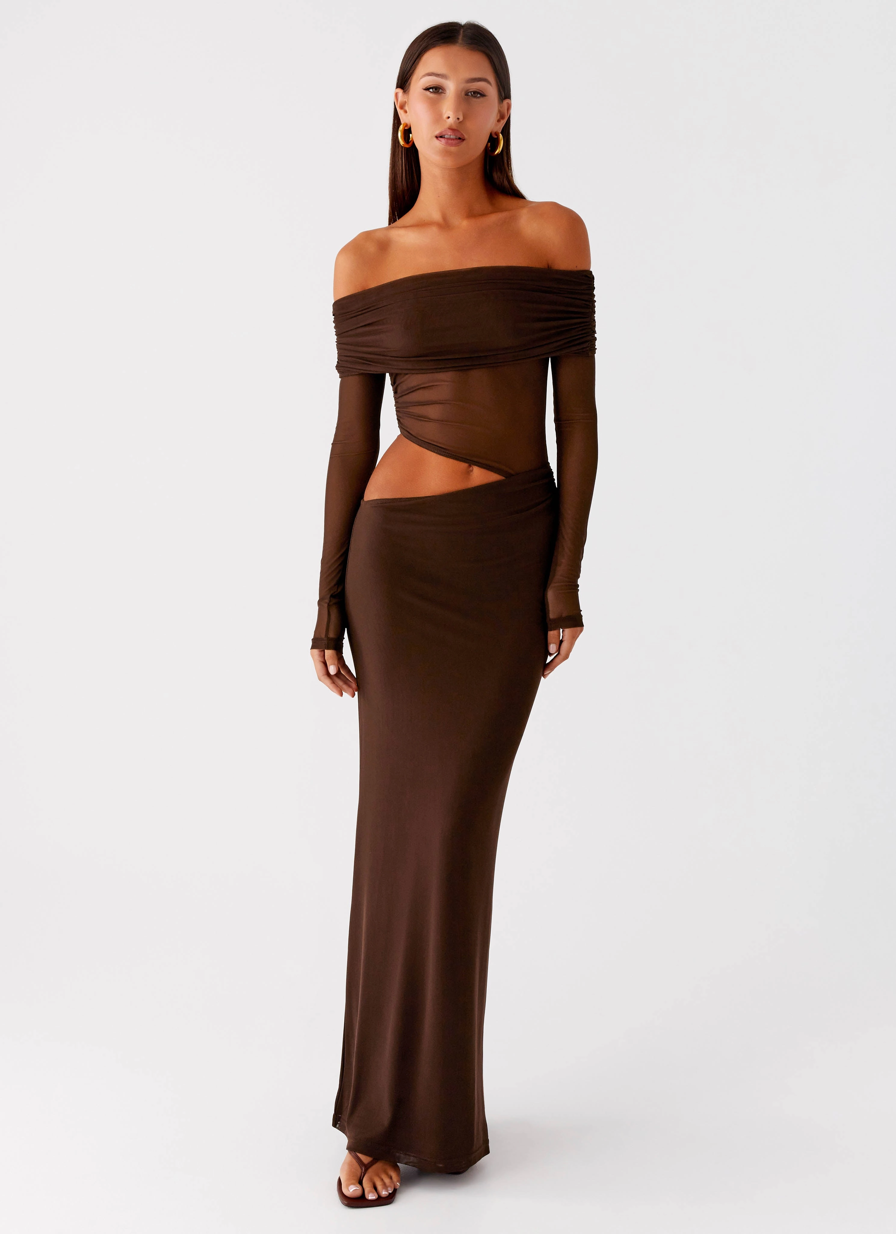 Emery Maxi Dress - Chocolate Clean Grace