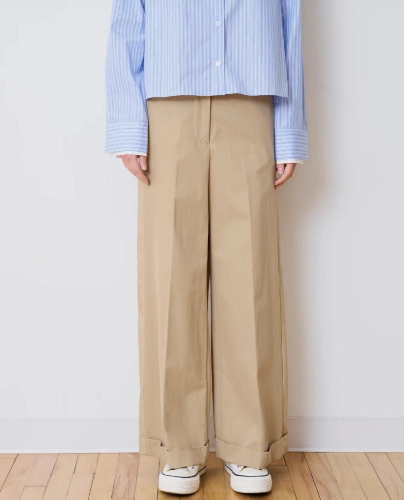 Field Trouser in Sand ErgonomicStitching Flexible Cut