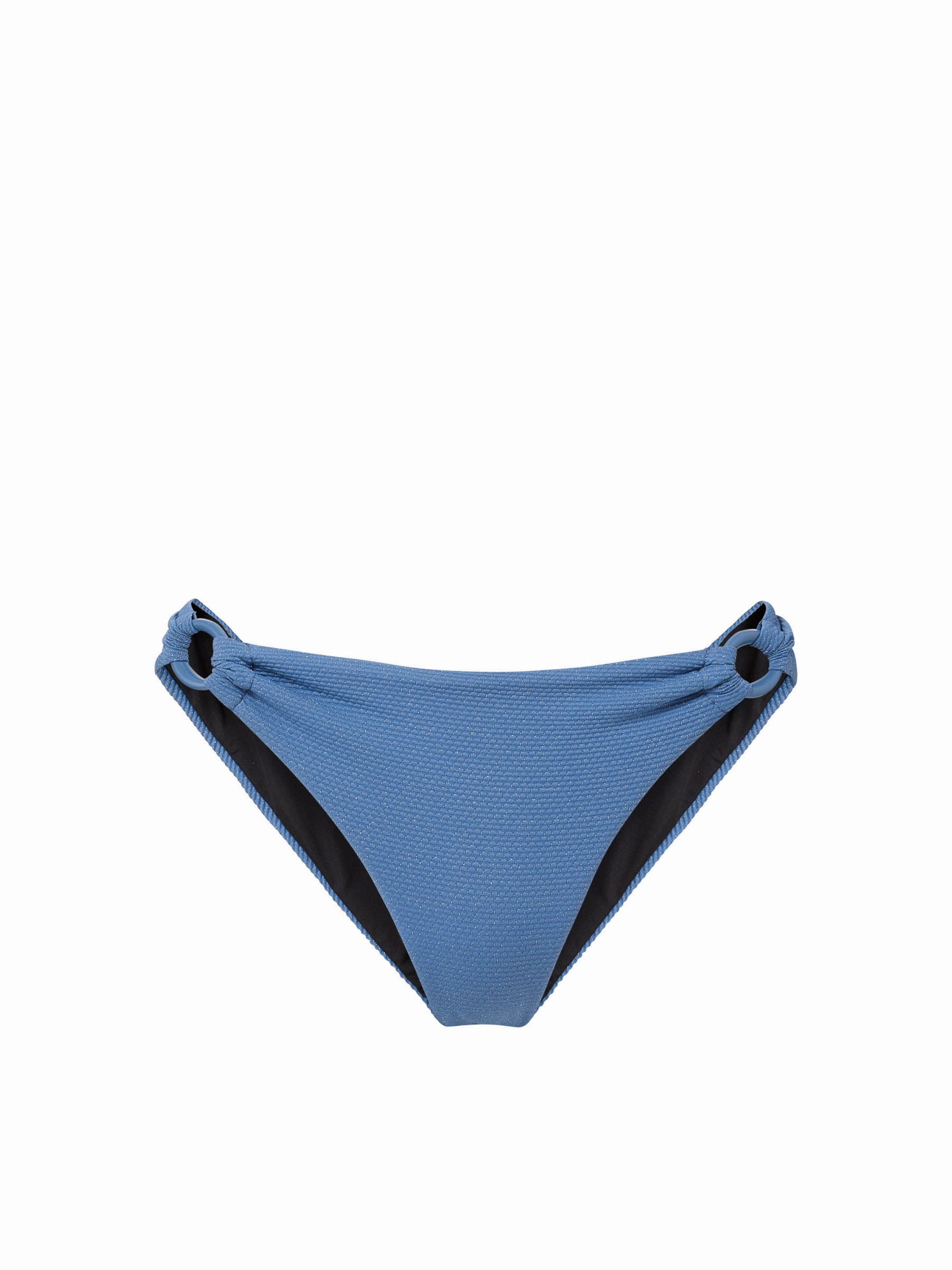 Eco Friendly Camilla Ring Bottom In Steel Blue Metallic Pique