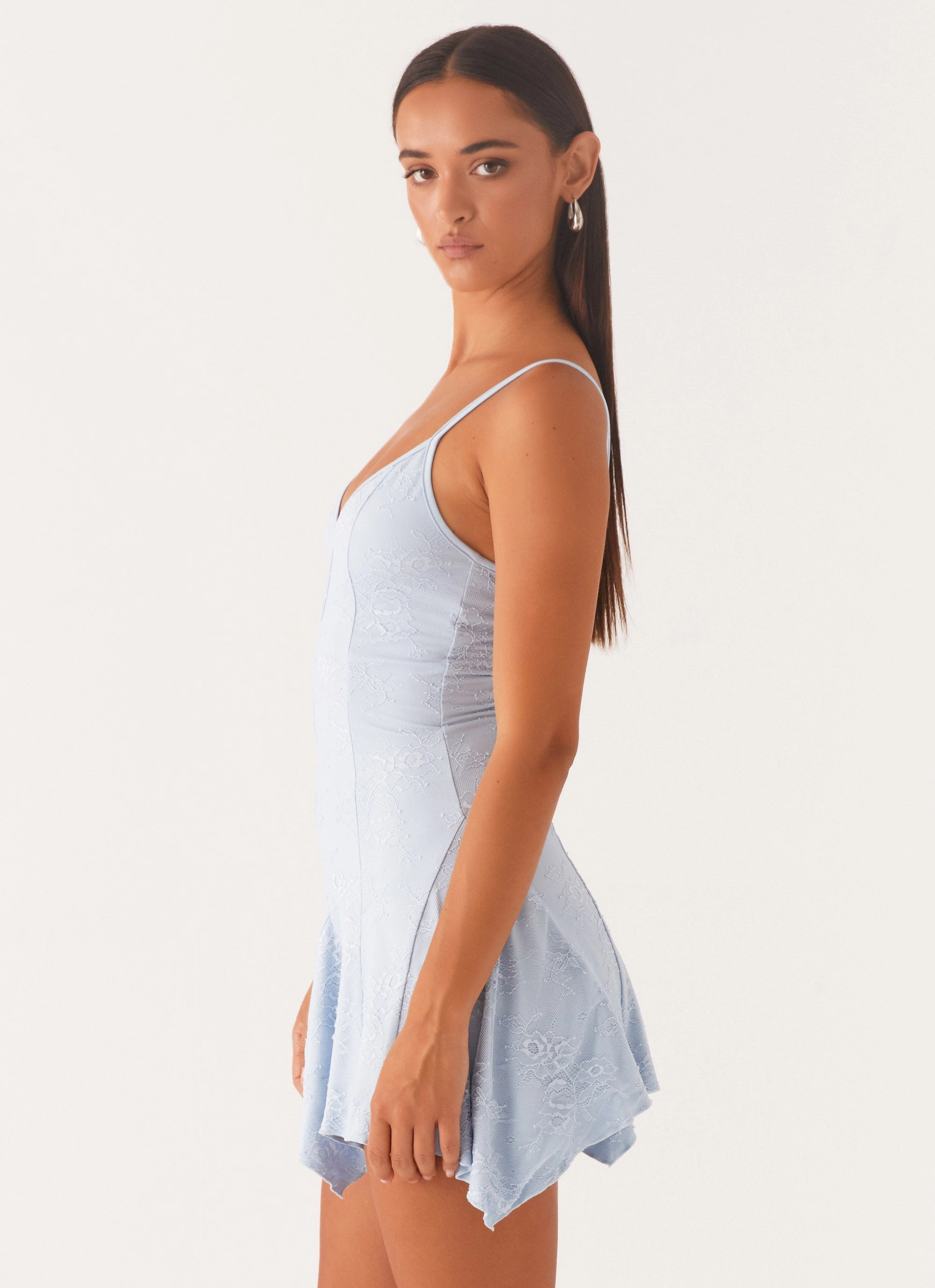 Surry Mini Dress - Blue Perfectly Styled