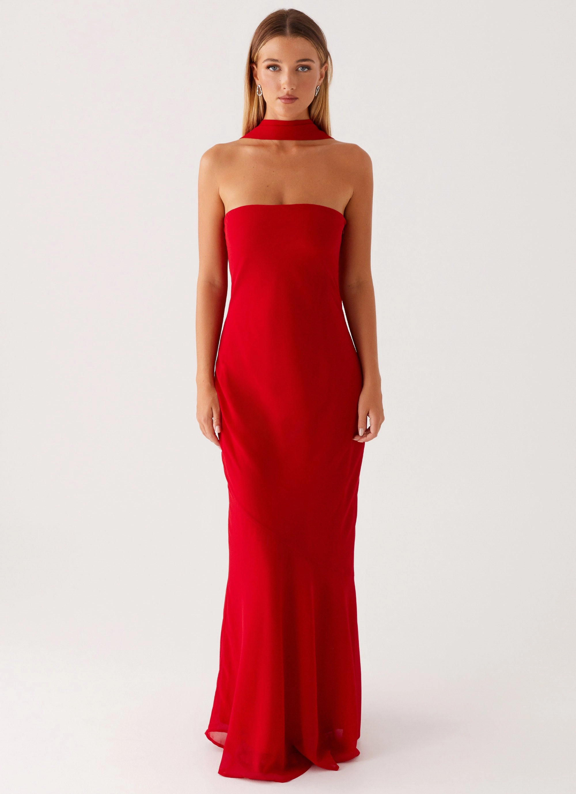 Under The Pagoda Maxi Dress - Red Street Ready Timeless Style