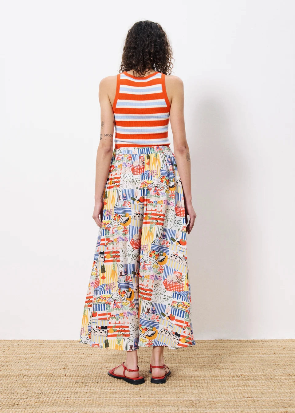 FRNCH Liliane Skirt Casual Design Comfortable Stretch