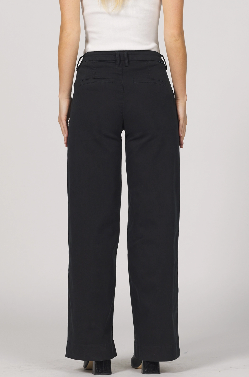 Flattering Design Brandy Straight Leg Pants - Black