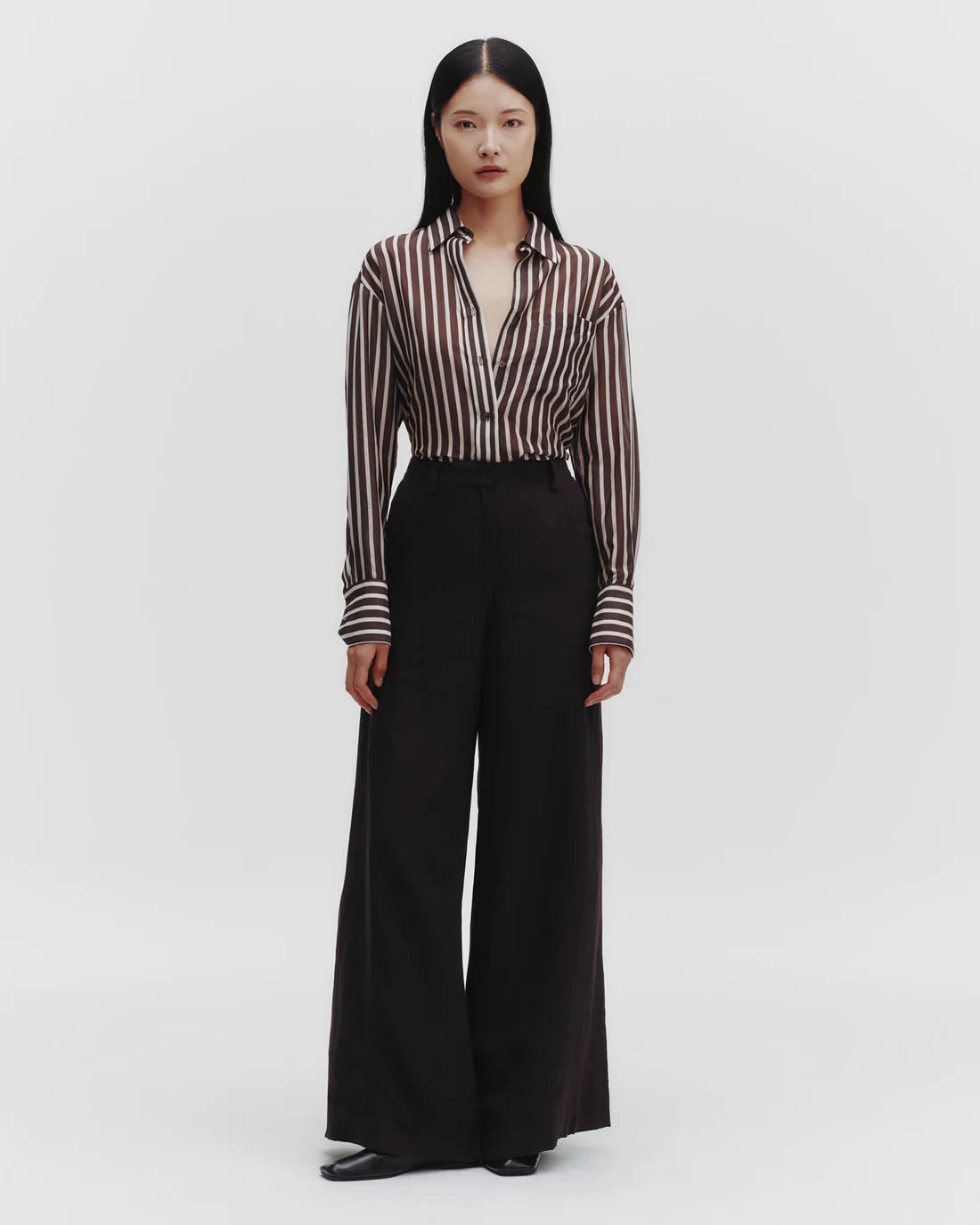 Dee's Trouser in Dark Chocolate Trendy Design