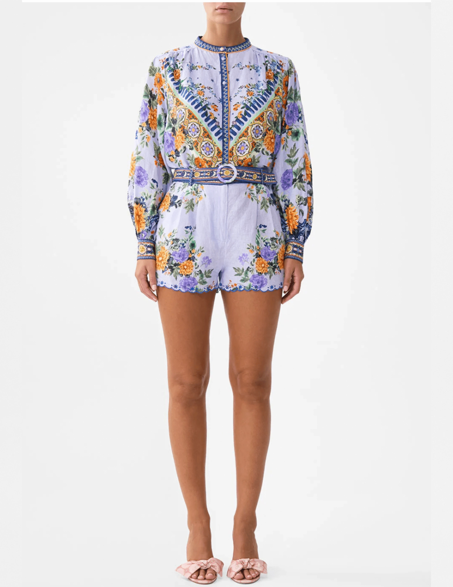 Camilla Tuck Front Short Multi Panel Cut Street Layers