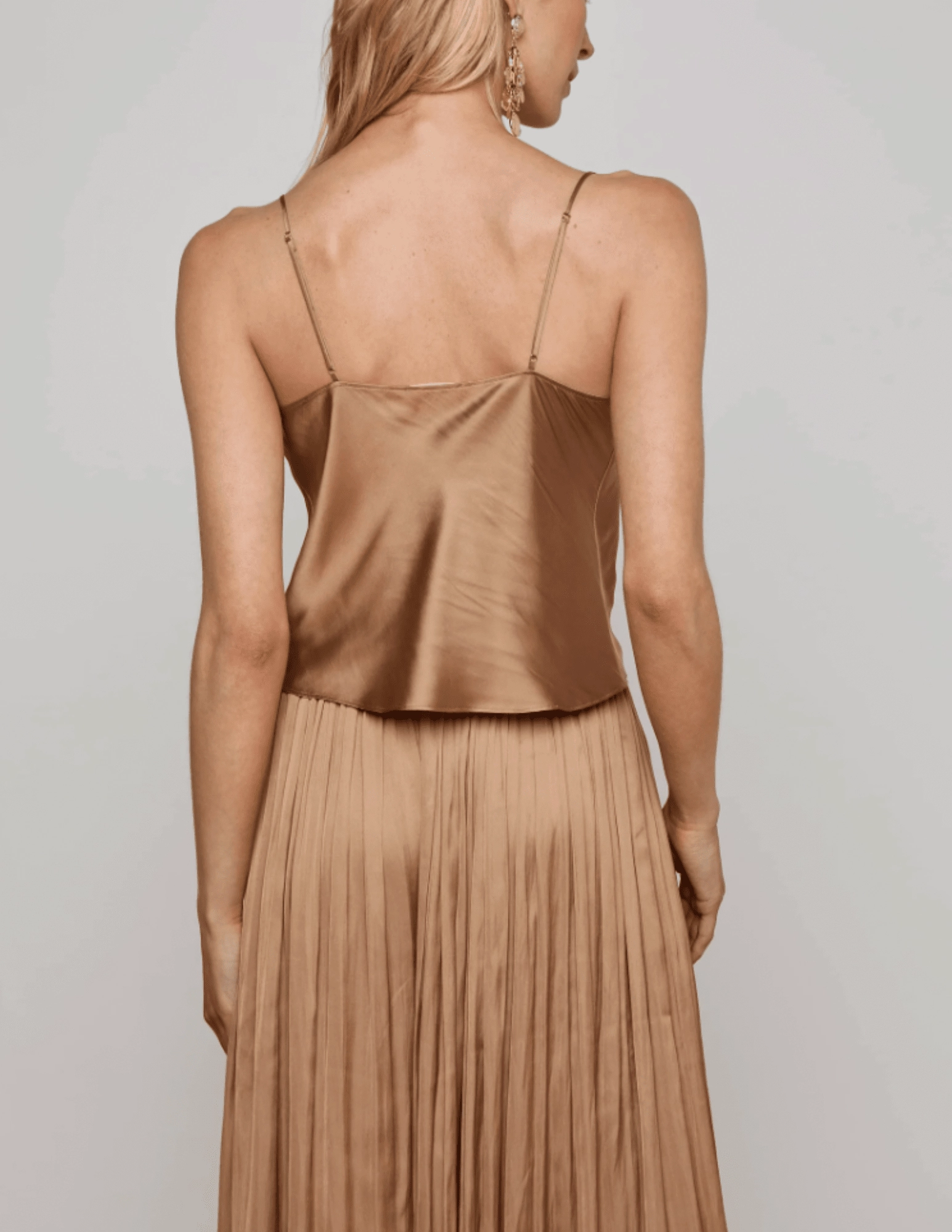 Flat Lock Seams Chic Comfort L'Agence Calista Cowl Neck Cami