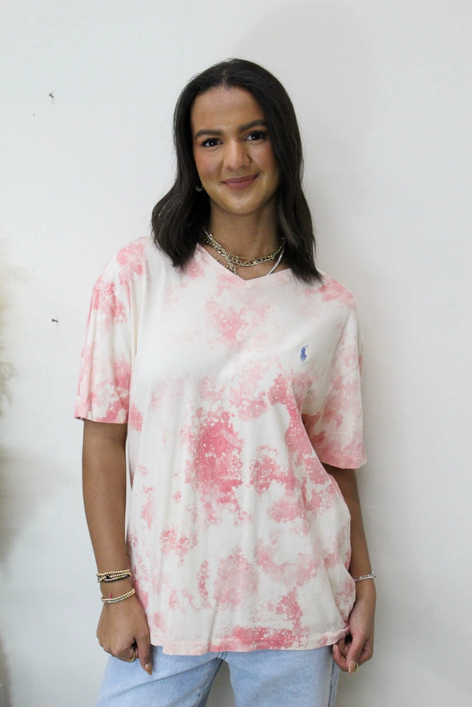 Anti Pilling Ralph Lauren Polo Vintage Dye Tee