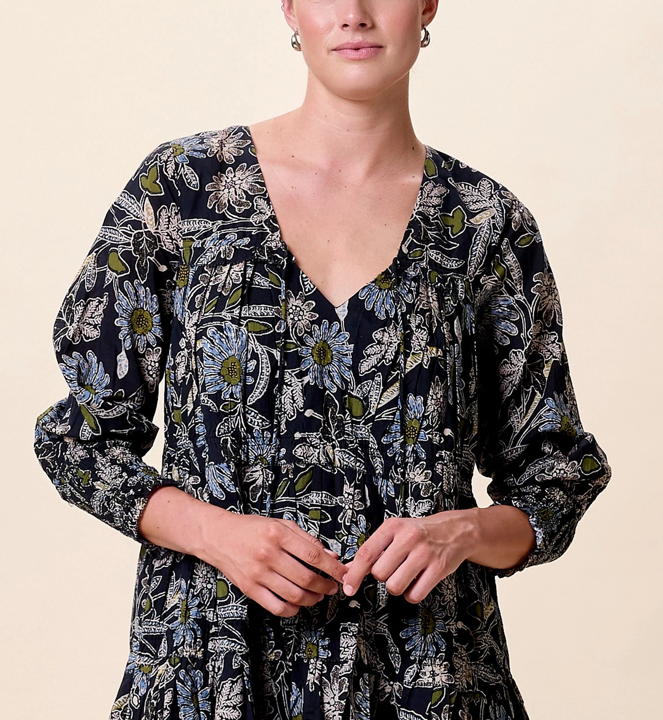 Raquel Mini Dress | Dark Magnolia Biodegradable Fiber