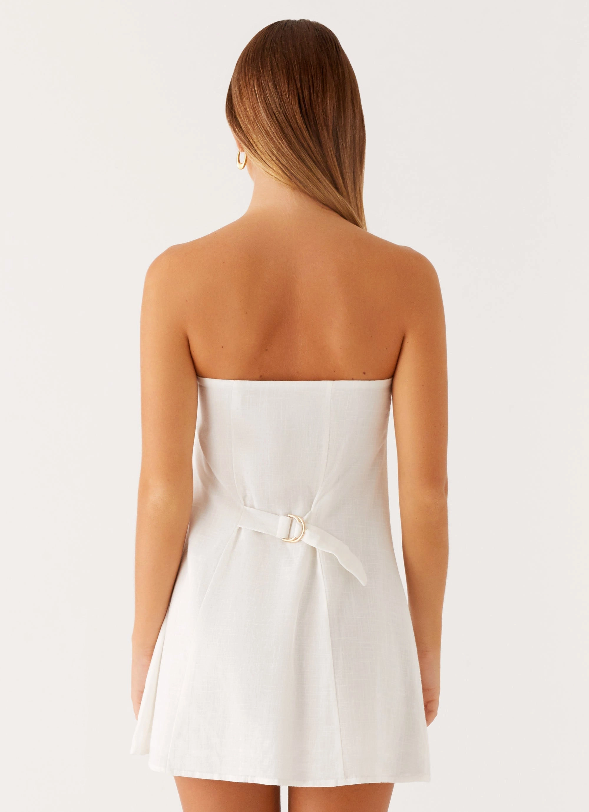 Hazel Mini Dress - White Chic Direction
