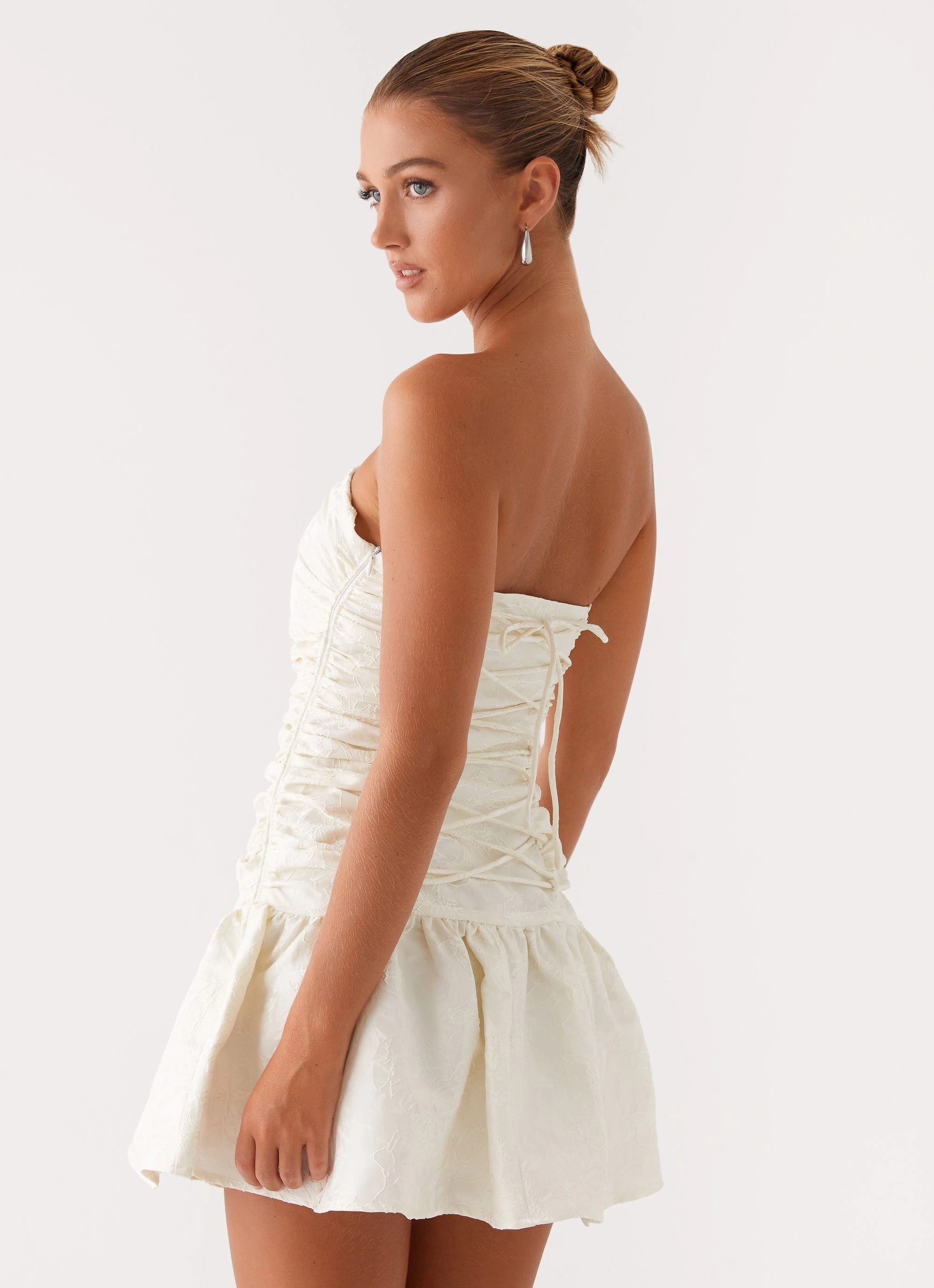 Ray Of Light Mini Dress - White Romance Soul Graceful Ease