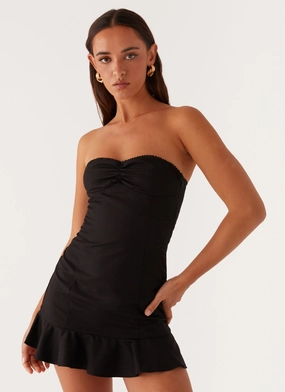 Classic Edge Weekend Edge Delmi Bustier Mini Dress - Black