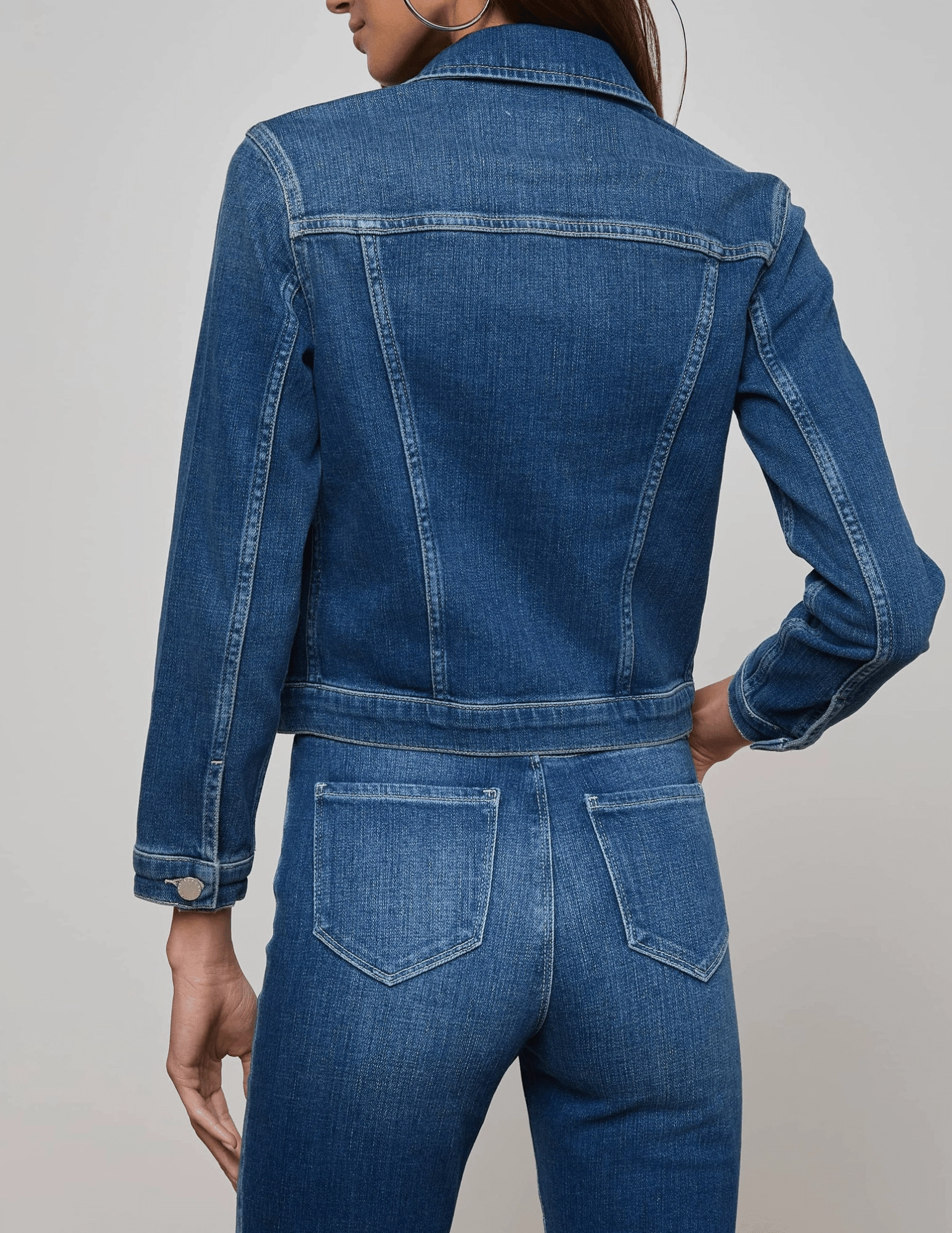 Modern Appeal L'AGENCE Maven Slim Denim Jacket