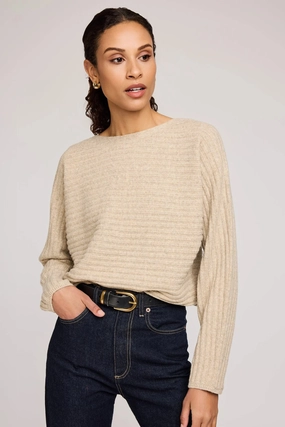 Knit Wearable elegant design Niko Pullover Sweater - Heather Khaki