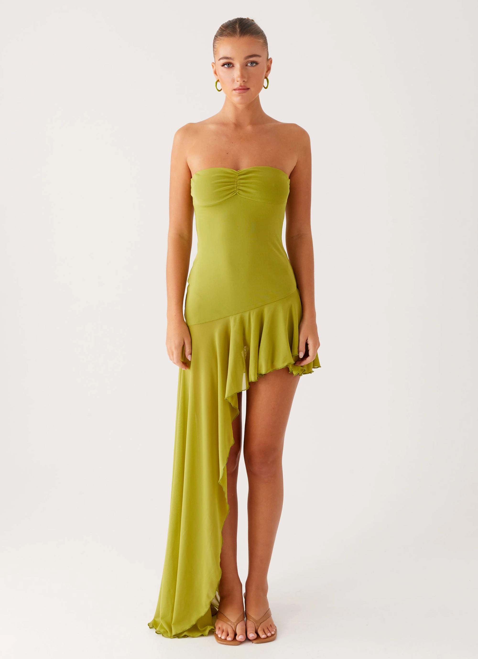 Spring Flow Style Upgrade Reeva Mini Dress - Green