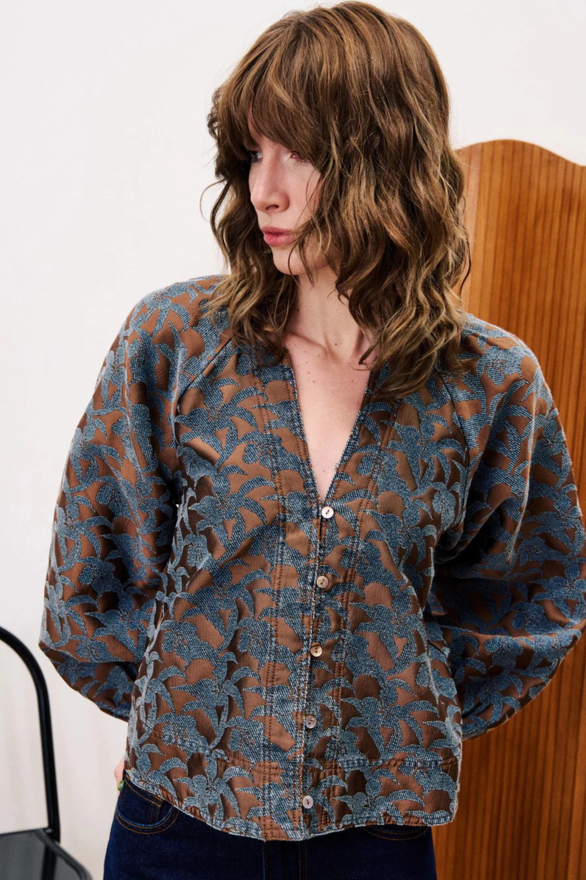 UltraLightweight ErgonomicSleeves FRNCH Boldo Blouse