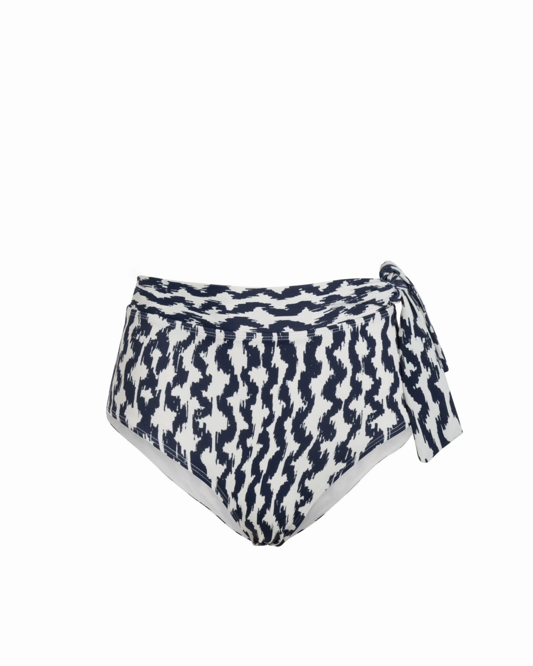 Sporty-Look Adjustable Straps Side Tie High Waist Bottom In Elysia Waves