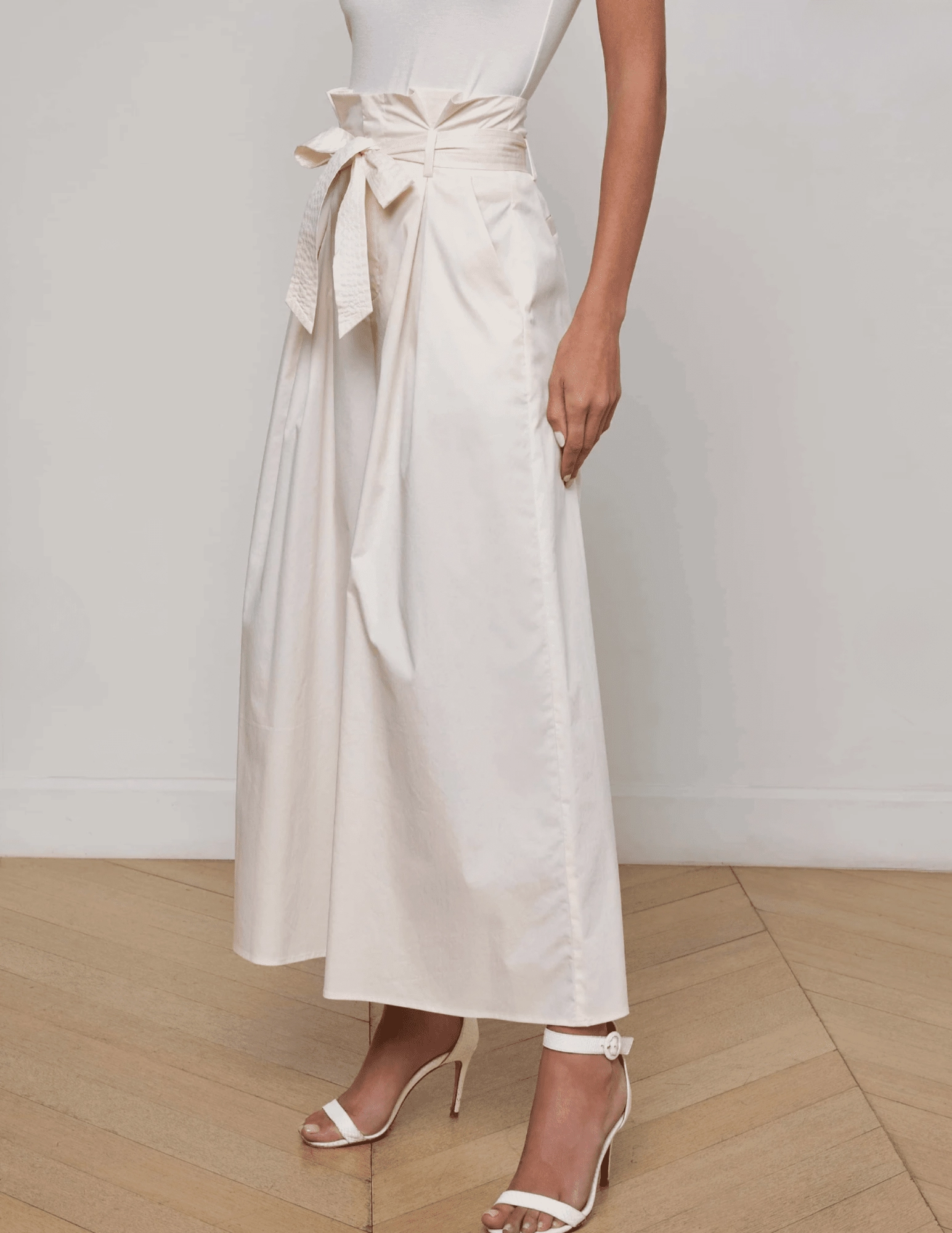 L'AGENCE Lowen Paperbag Cropped Pant NonChafingLegs