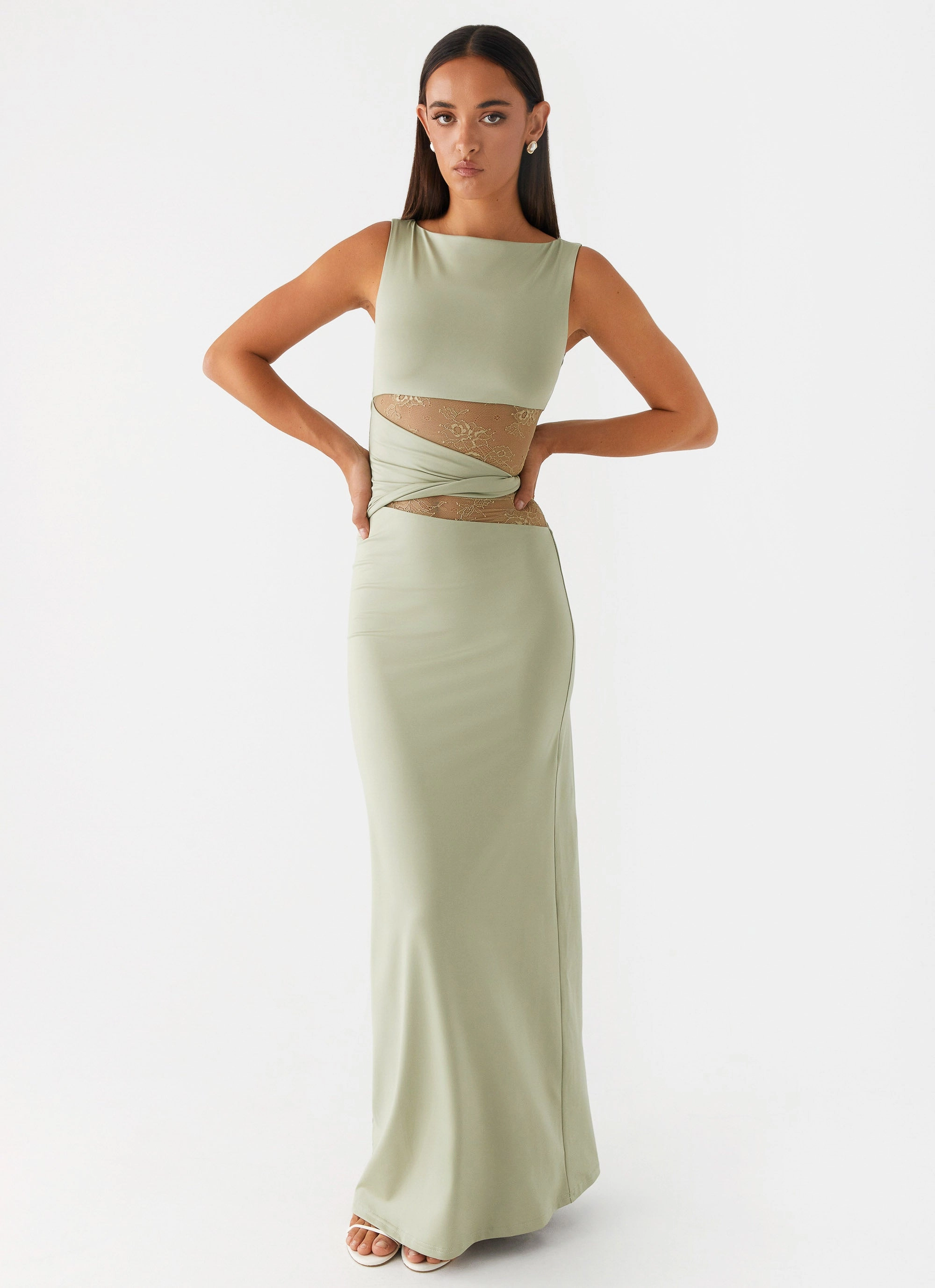 Karma Maxi Dress - Sage City Style Texture Rich