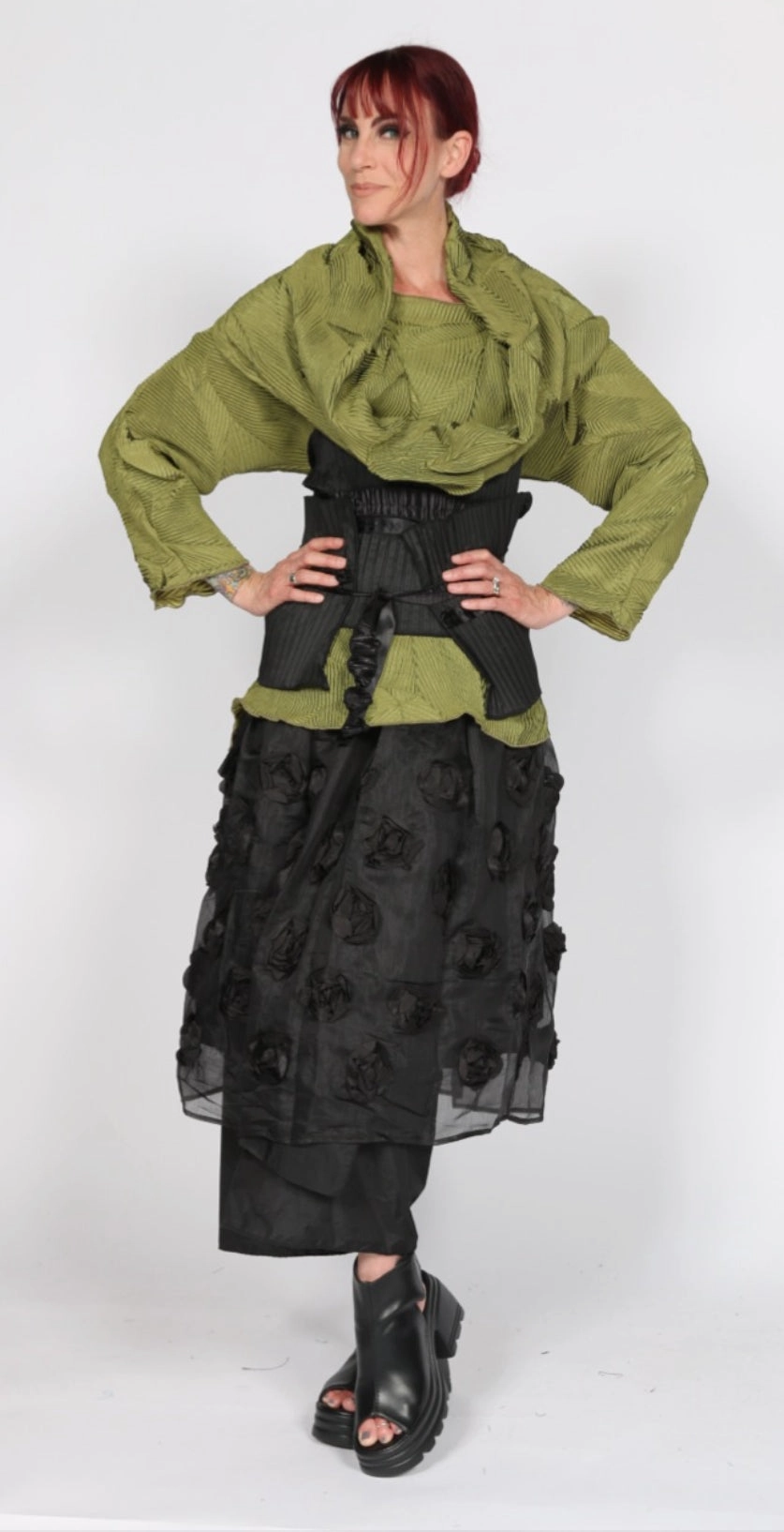 Foldable Design Timeless Piece Rose  skirt 2