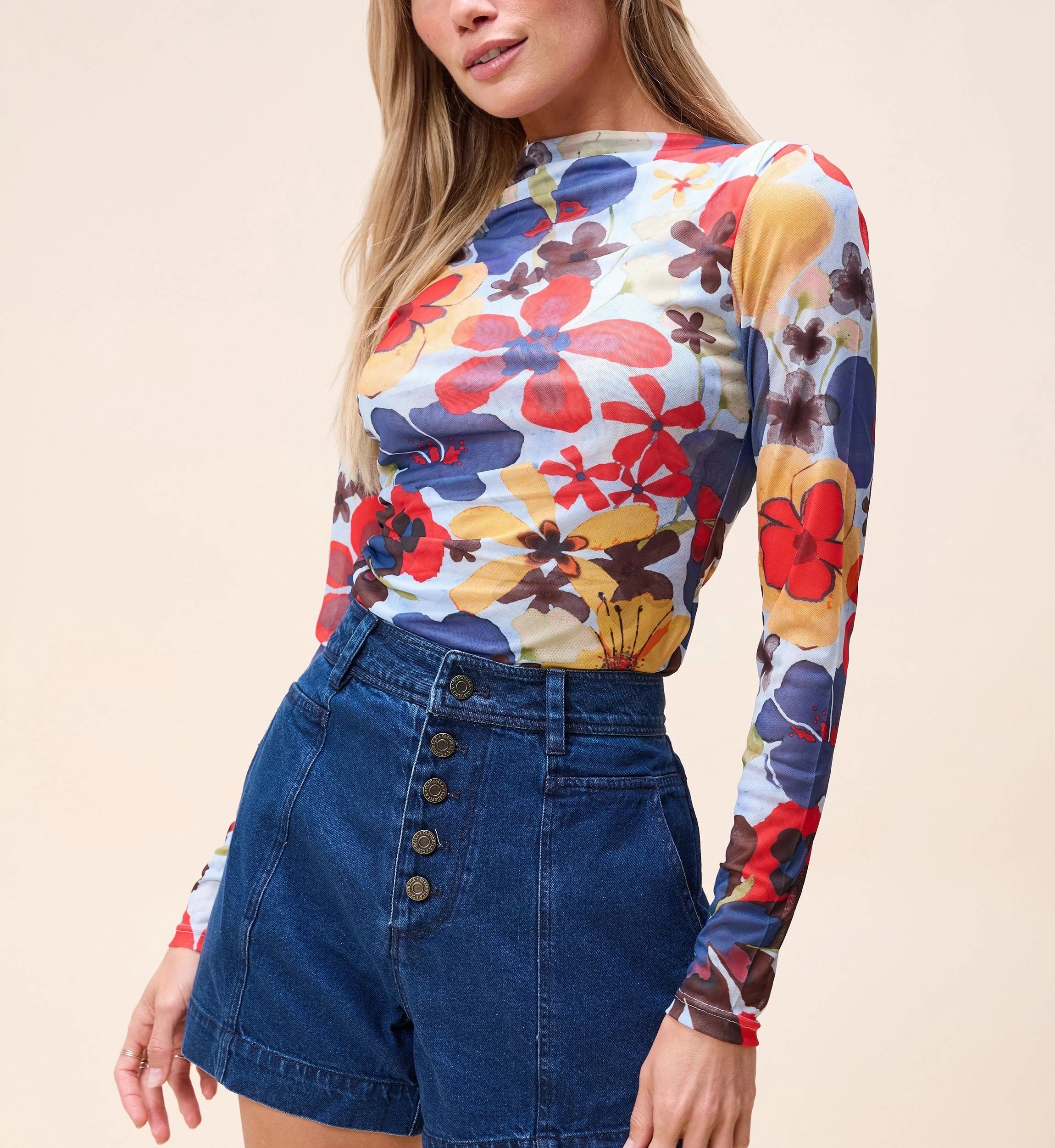 Stretchy Top Remy Top | Foraged Violets Heather