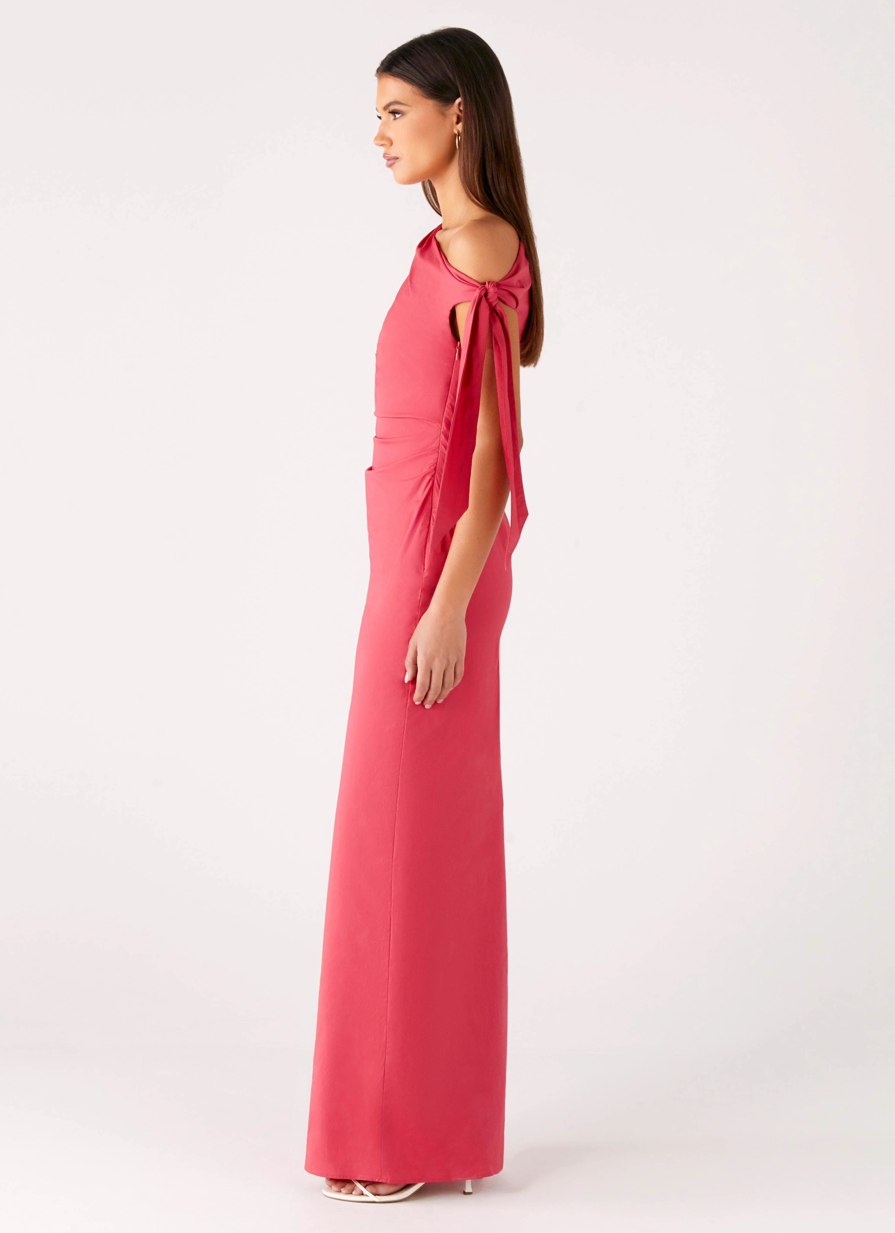 Chic Motion Chill Mode Marella Maxi Dress - Coral