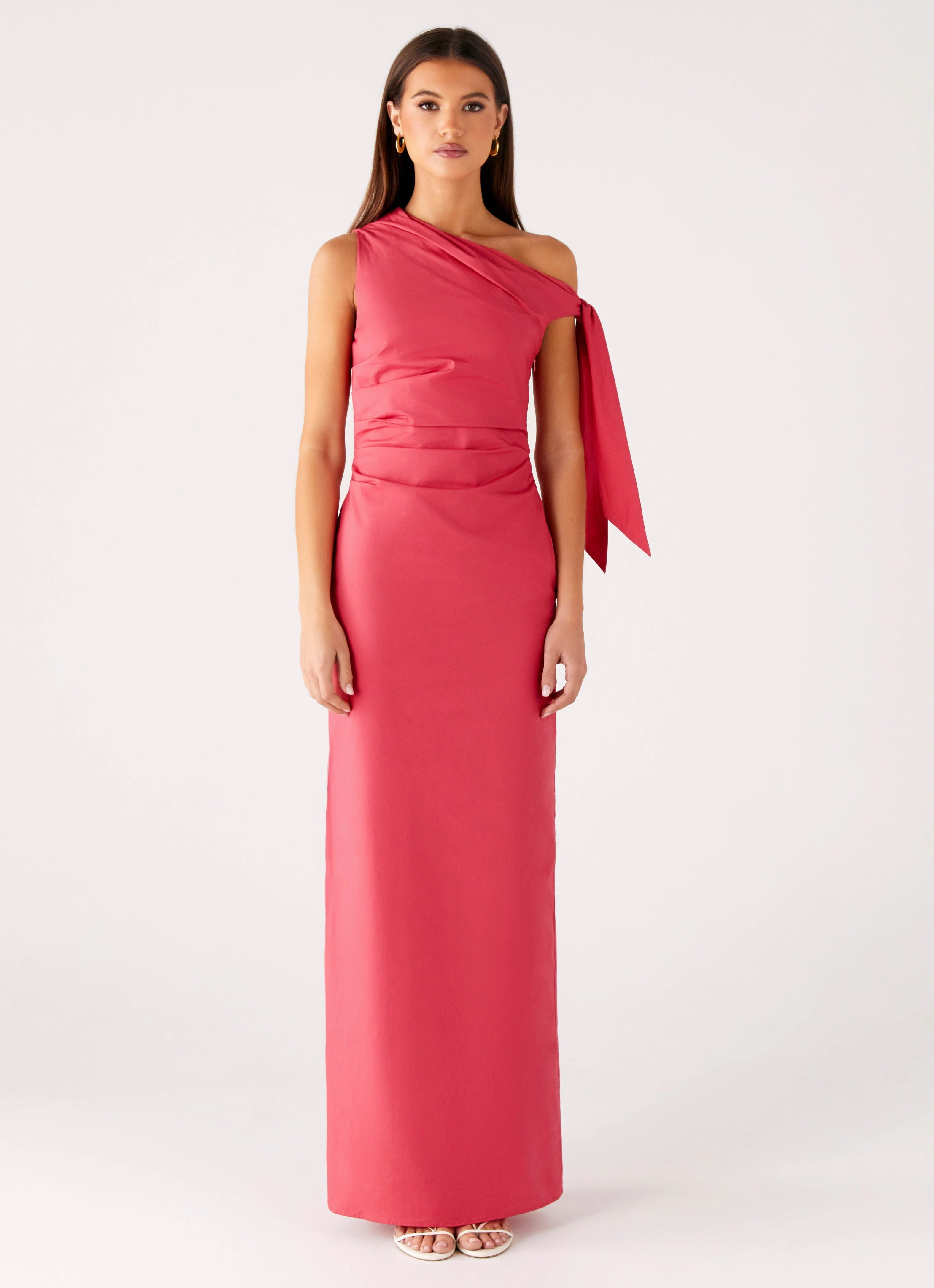 Marella Maxi Dress - Coral Work Option Air Layer