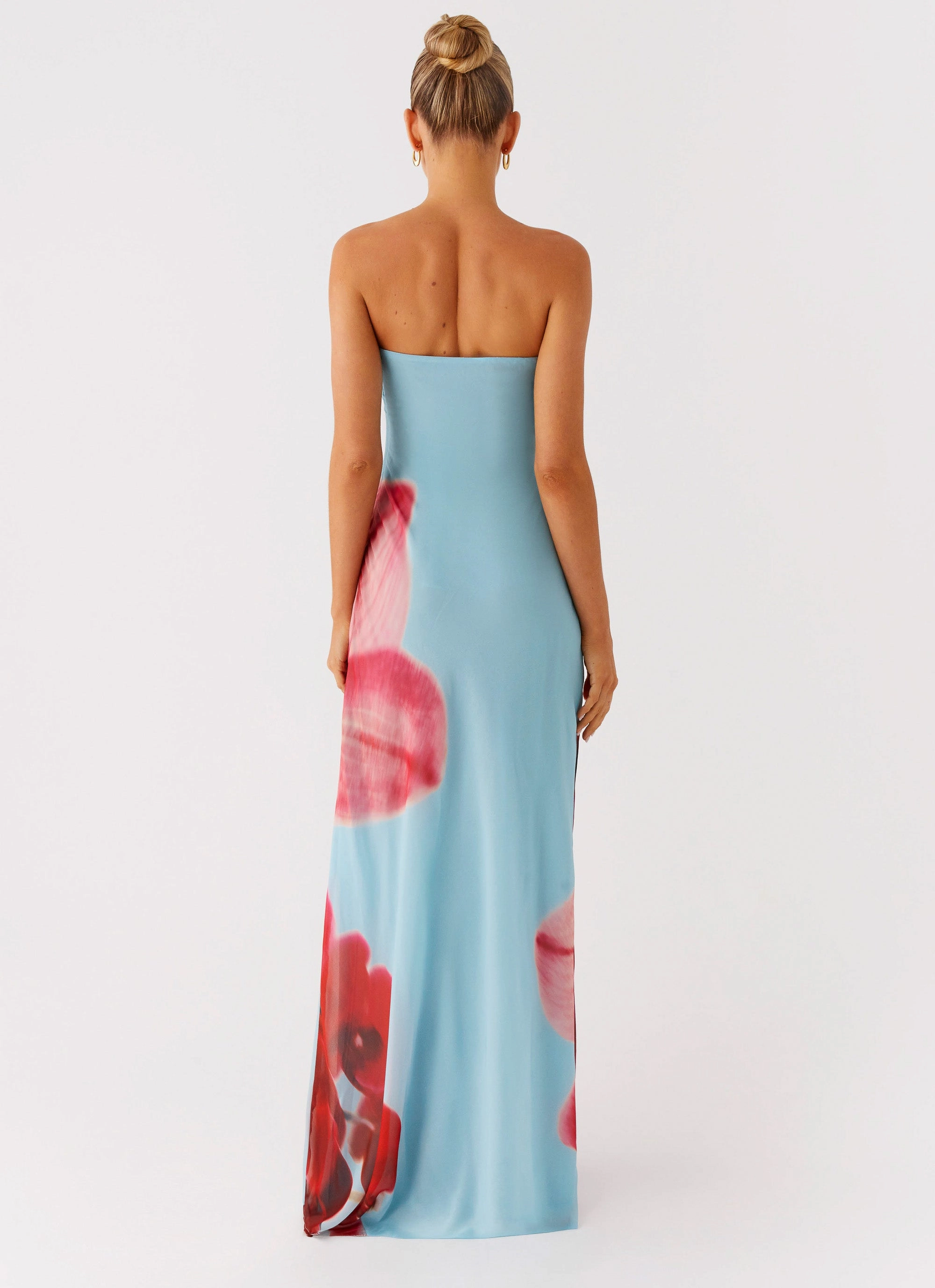 Versatile sundress Sister Charm Amelle Maxi Dress - Turquoise Bloom