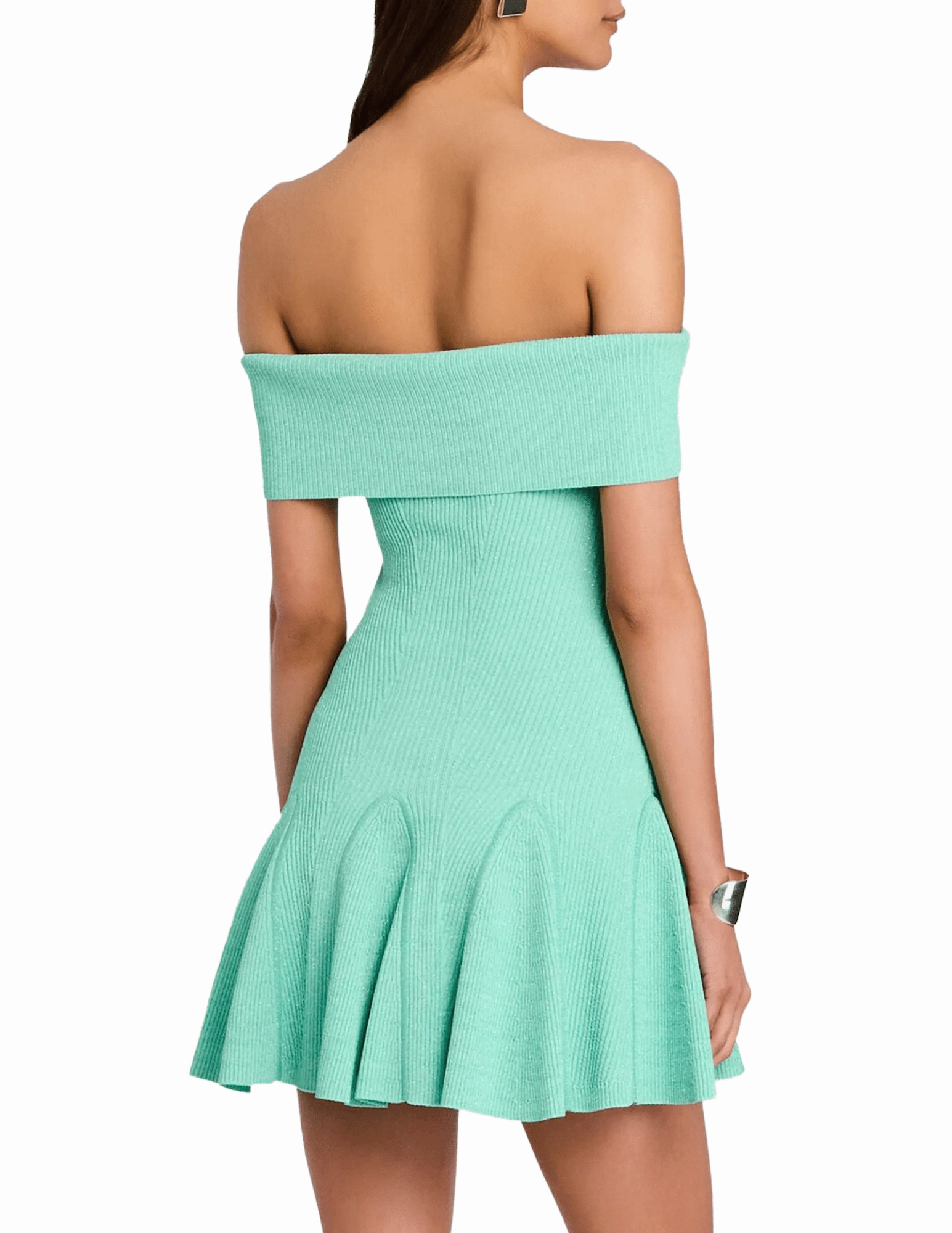 Thermal Regulating Fabric Retrof??te Erica Knit Mini Dress