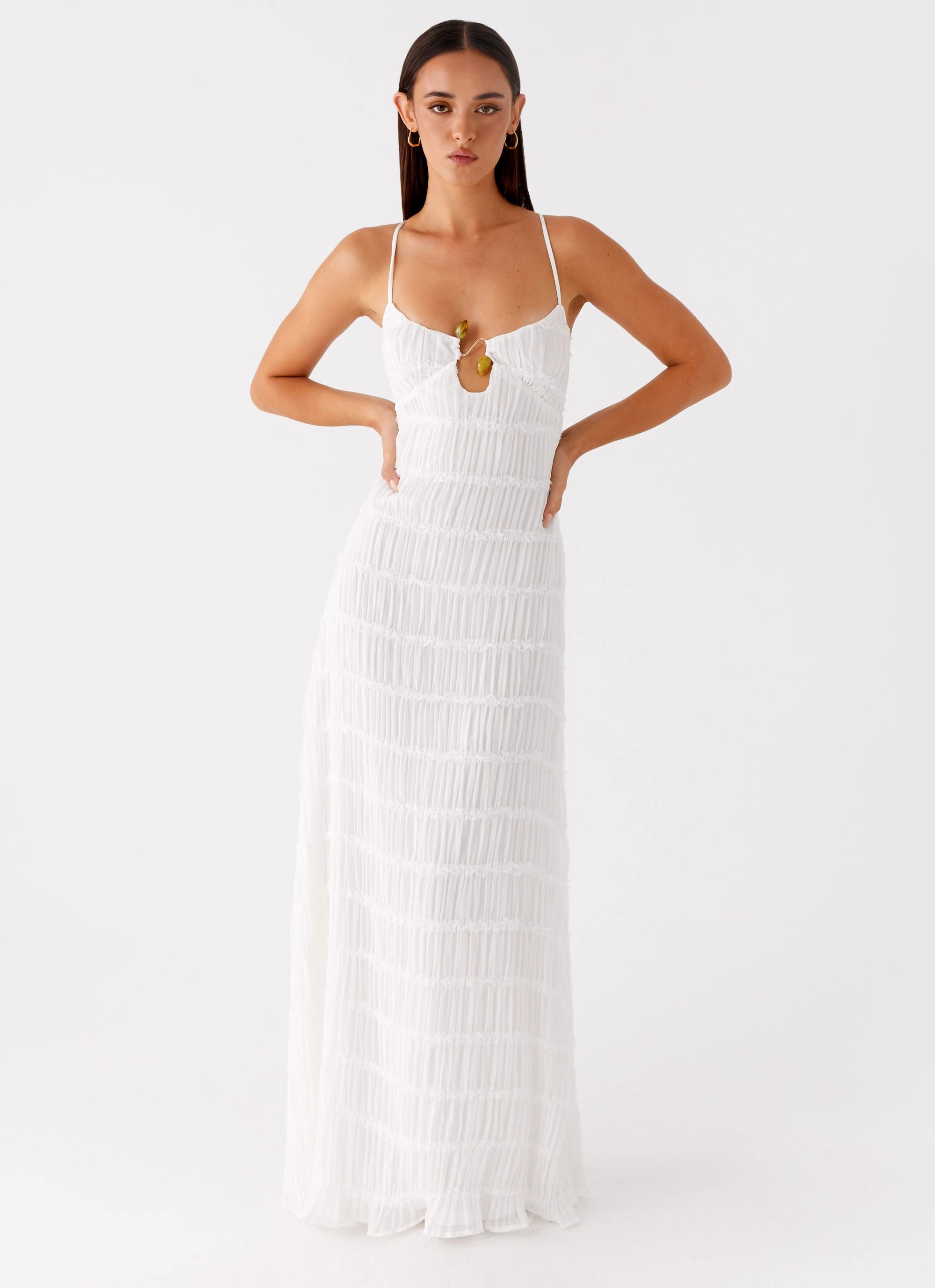 City Essential Darwin Maxi Dress - White