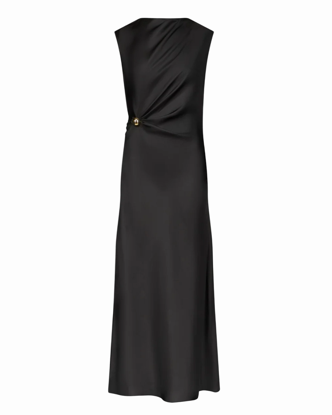 plus-size Classic Grace Roan Draped Dress in Black
