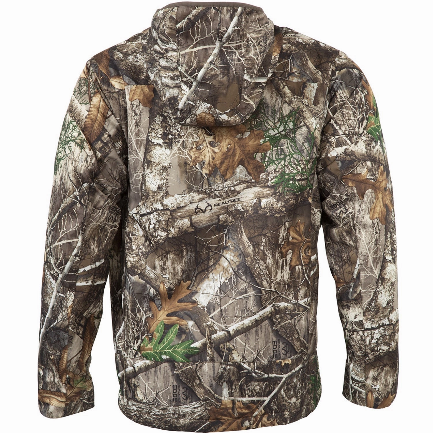 Rocky Mens Hooded Realtree Edge Polyester Softshell Jacket All Weather Piece